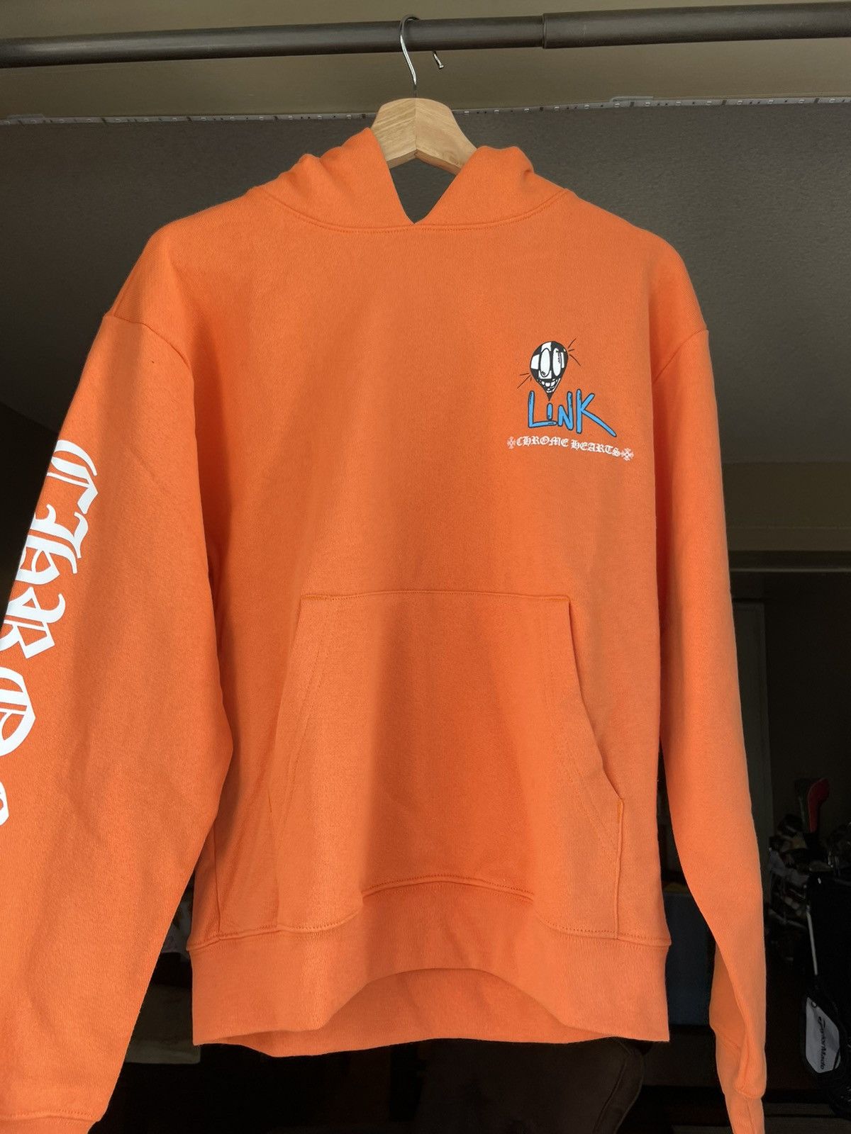 Chrome Hearts Chrome Hearts Matty Boy Link & Build Hoodie Orange | Grailed