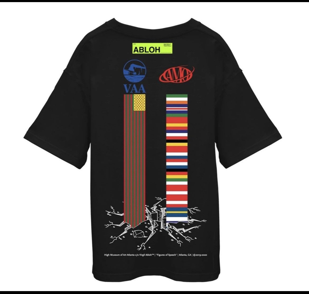 Virgil Abloh Canary yellow X FOS VAA + AMO Towers shirt Large Size US L / EU 52-54 / 3 - 2 Thumbnail