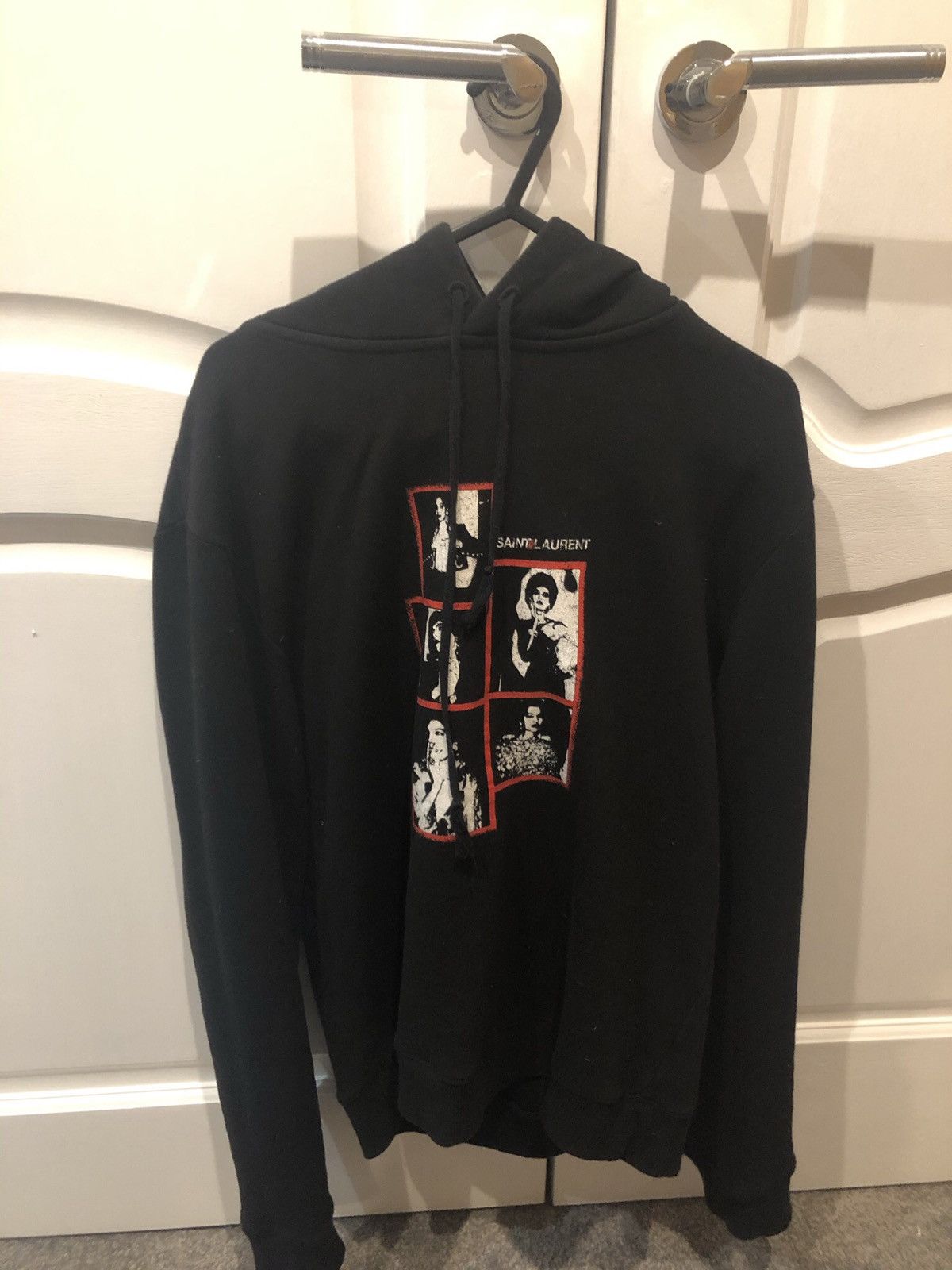 Saint Laurent Paris Saint Laurent SLP Everything Now Logo Hoodie