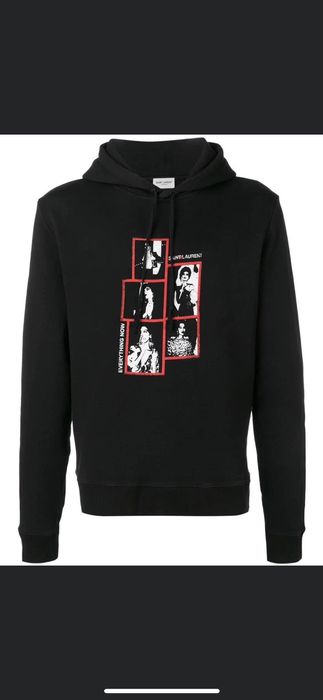 Saint Laurent Paris Saint Laurent SLP Everything Now Logo Hoodie