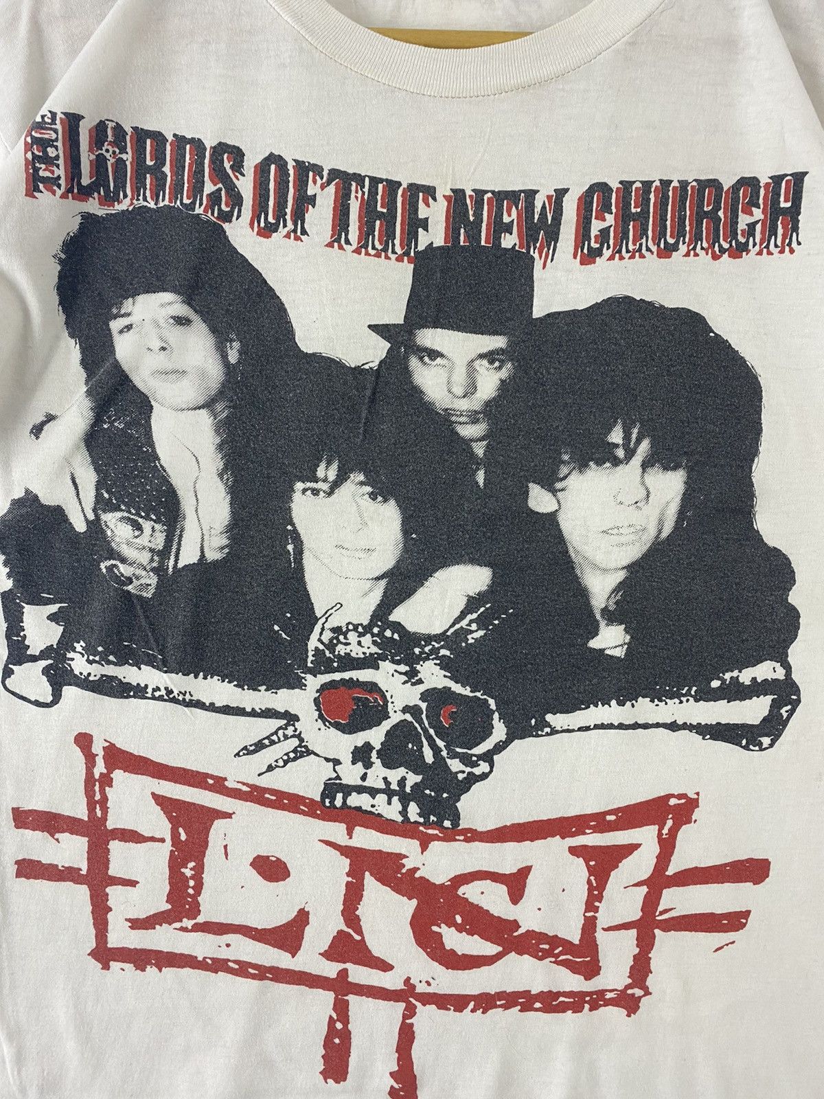 Band Tees vintage 80s THE LORDS OF THE NEW CHURCH rock rare t-shirts Size US L / EU 52-54 / 3 - 3 Thumbnail