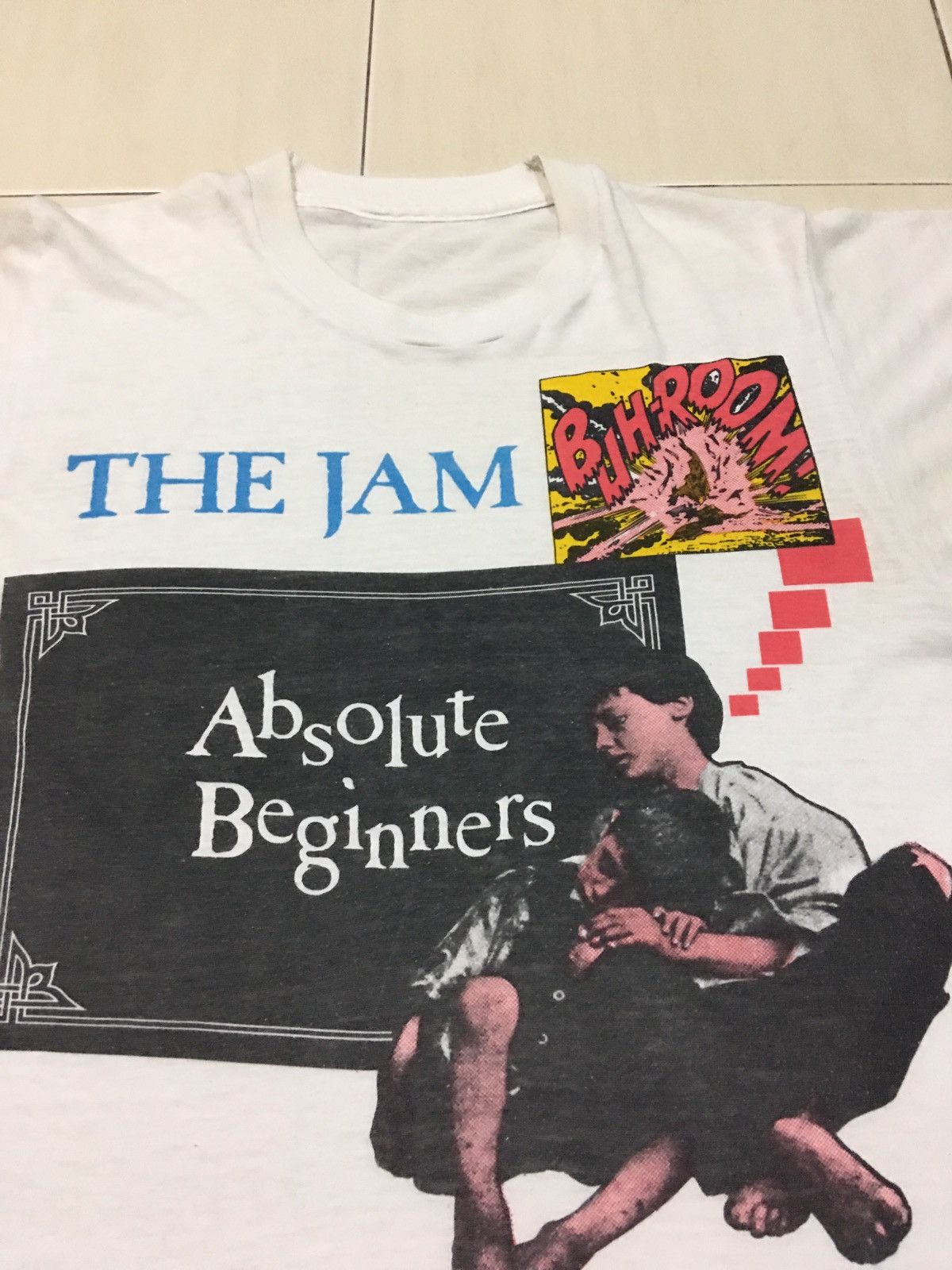 Band Tees × Vintage Vintage The Jam Punk Rock Mod Paul weller Tour Promo Shirt Size US M / EU 48-50 / 2 - 3 Thumbnail