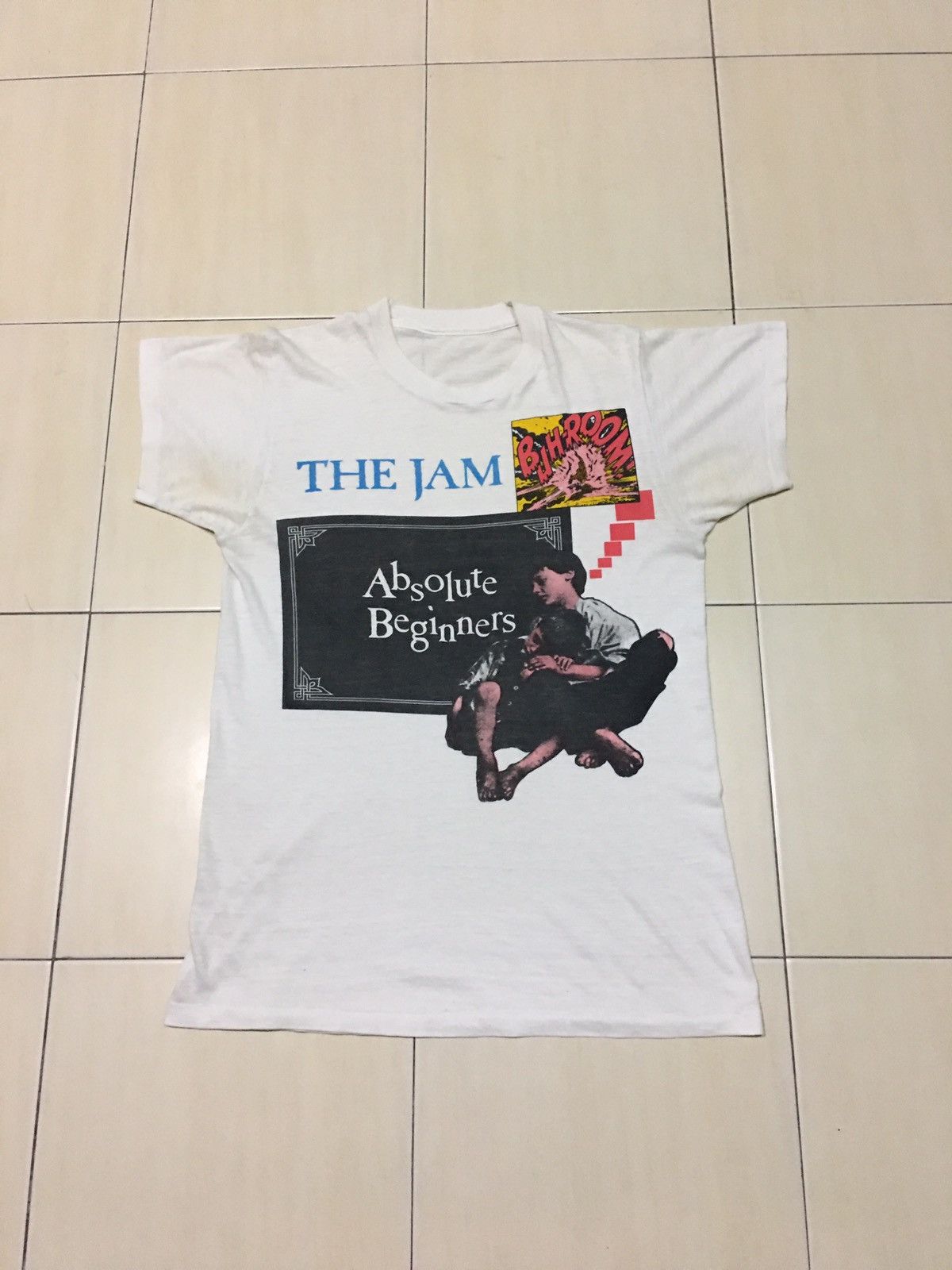 Band Tees × Vintage Vintage The Jam Punk Rock Mod Paul weller Tour Promo Shirt Size US M / EU 48-50 / 2 - 4 Thumbnail