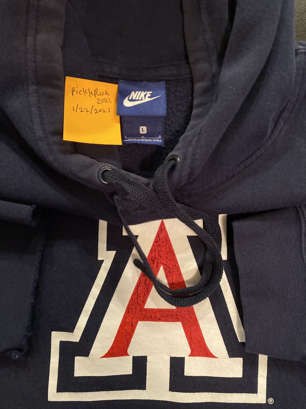 NCAA × Nike × Vintage 80’s Hoodie UofA University of Arizona Wildcats Medium Size US L / EU 52-54 / 3 - 8 Thumbnail