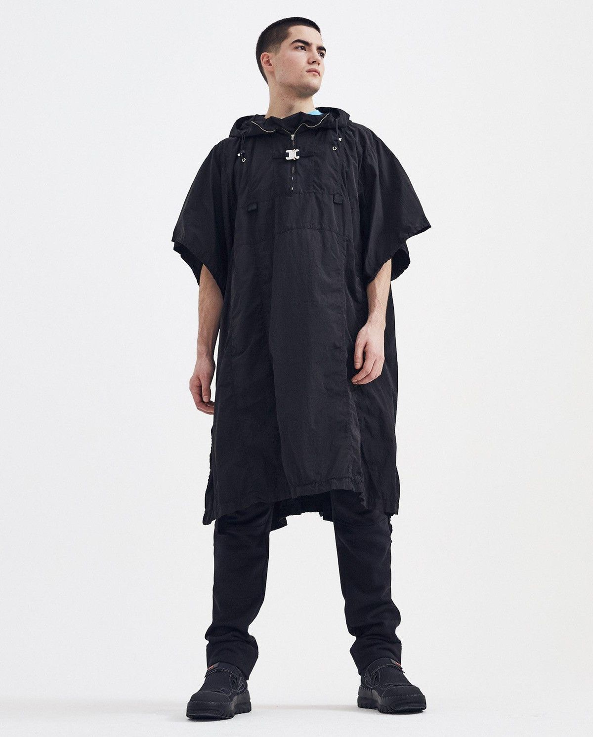 1017 ALYX 9SM × Alyx Black Grandall Poncho from 1017 Alyx 9Sm 