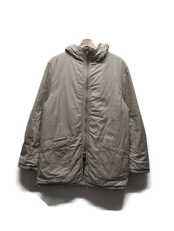 Comme Ça Ism Reversible Zipper Button Hooded Jacket (S59)