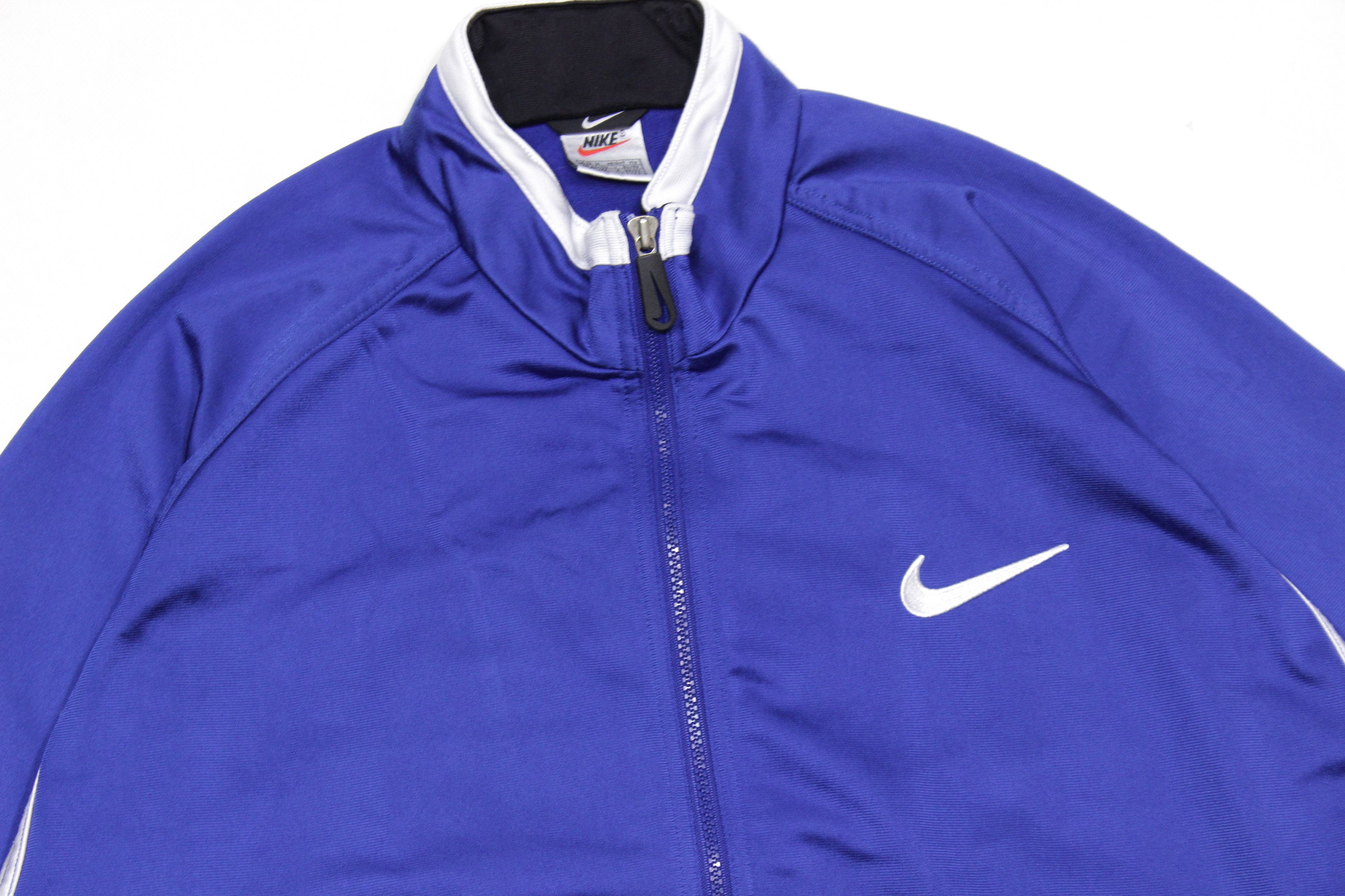 Nike 90S Embroidered Big Swoosh Zip Sport Jacket Size US M / EU 48-50 / 2 - 3 Thumbnail