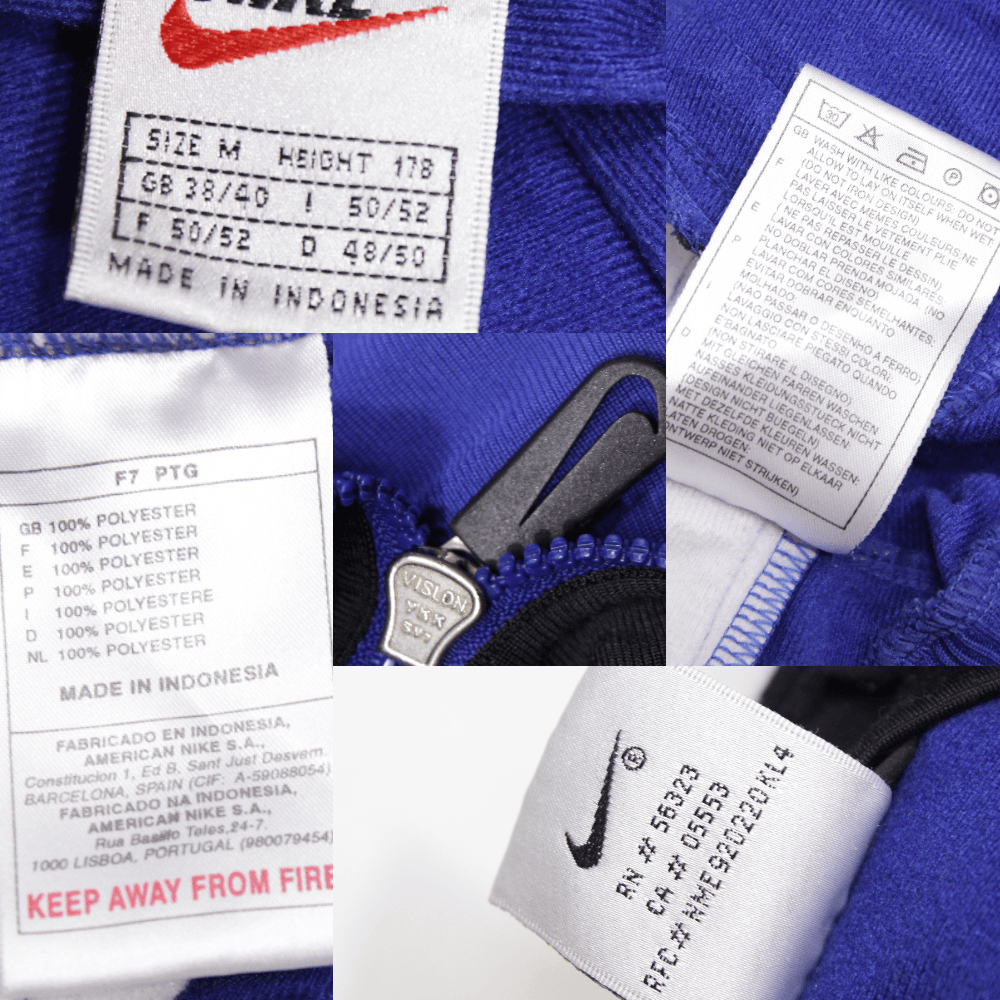 Nike 90S Embroidered Big Swoosh Zip Sport Jacket Size US M / EU 48-50 / 2 - 11 Thumbnail