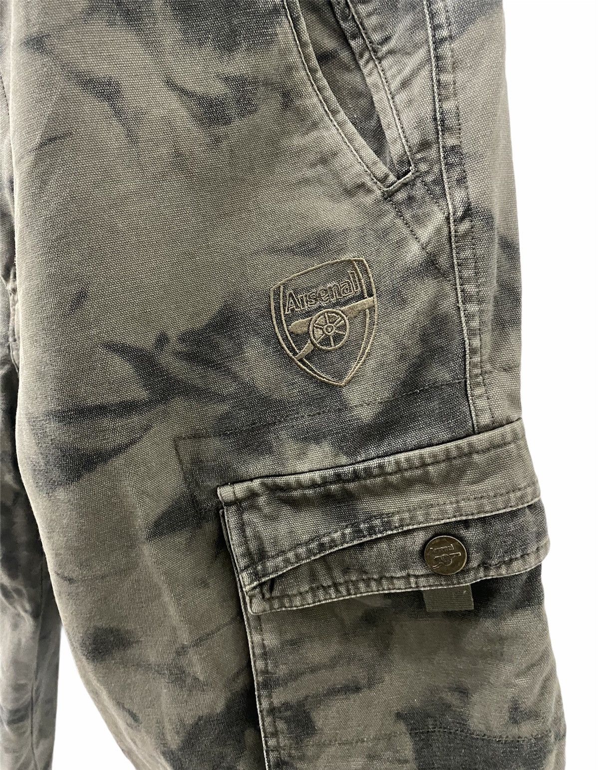 Vintage Arsenal Short Cargo Acid Wash Size US 34 / EU 50 - 3 Thumbnail