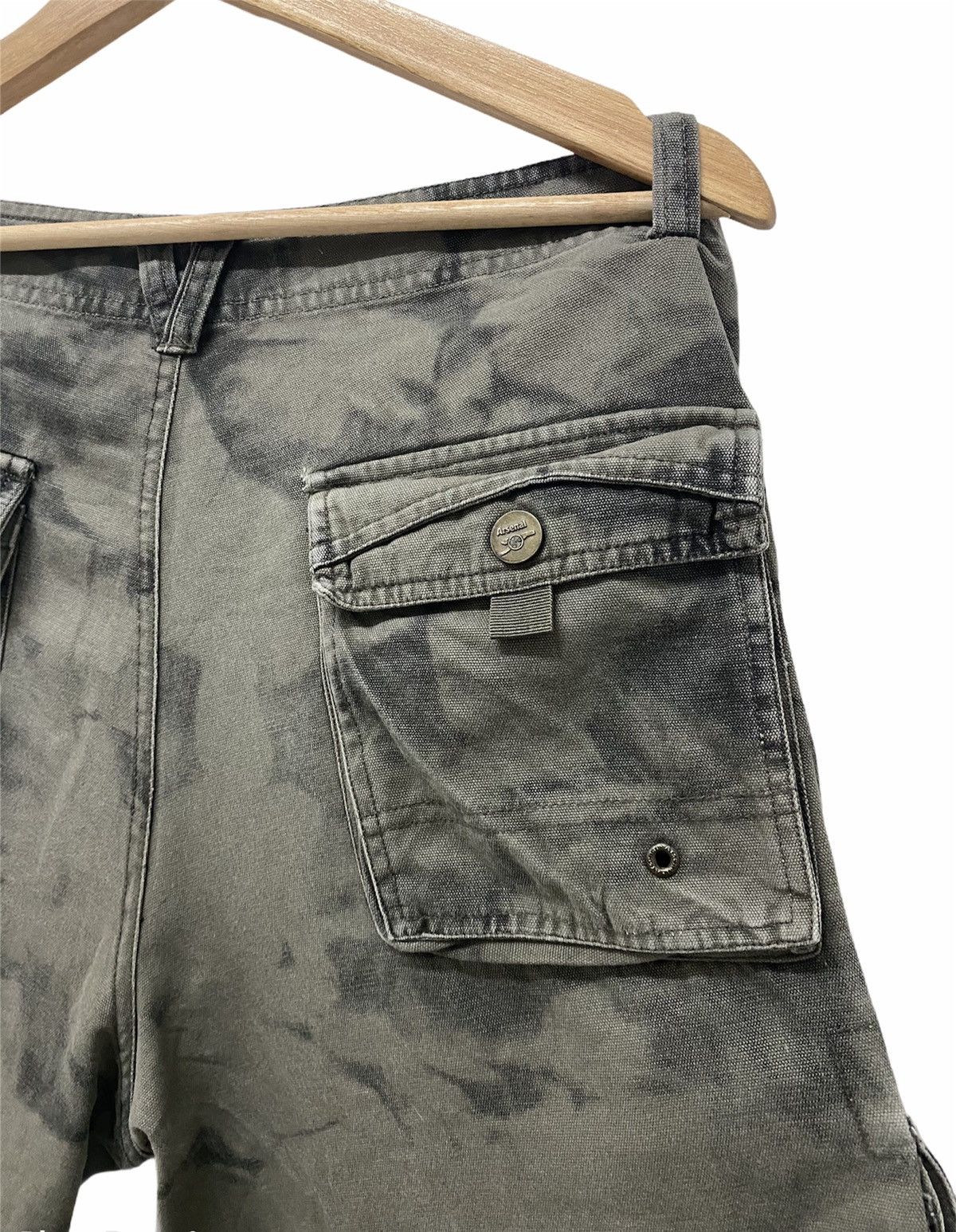 Vintage Arsenal Short Cargo Acid Wash Size US 34 / EU 50 - 7 Thumbnail