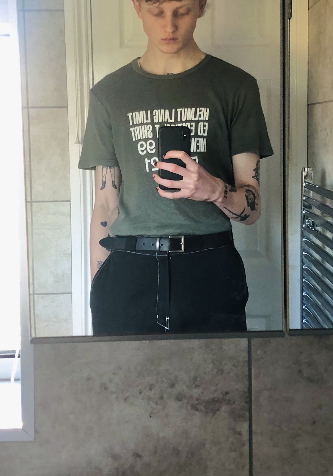 Helmut Lang Helmut Lang 1999 limited edition archive t-shirt | Grailed