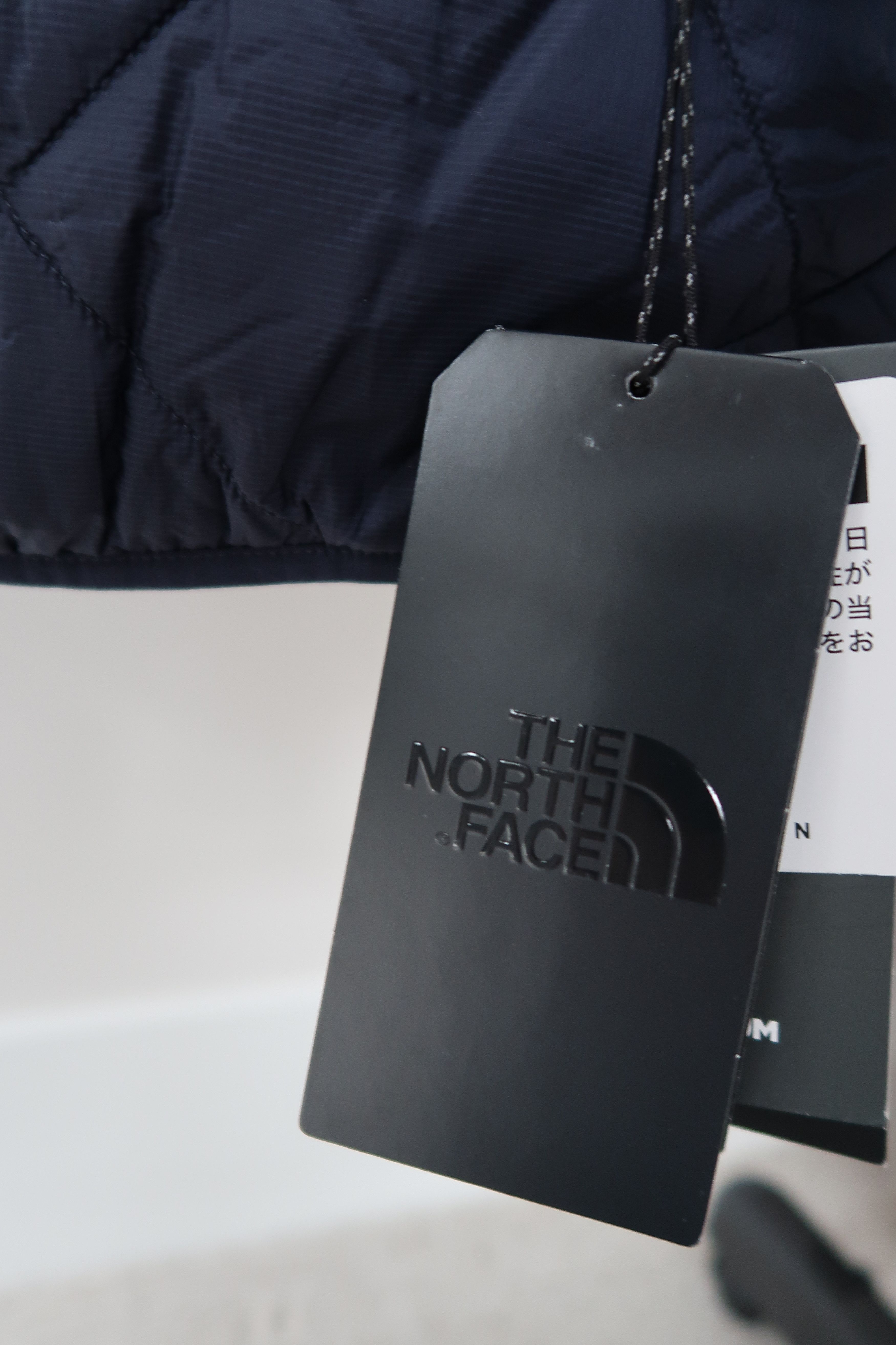 Urban Exploration Black Series Quilt Padded Cardigan Navy