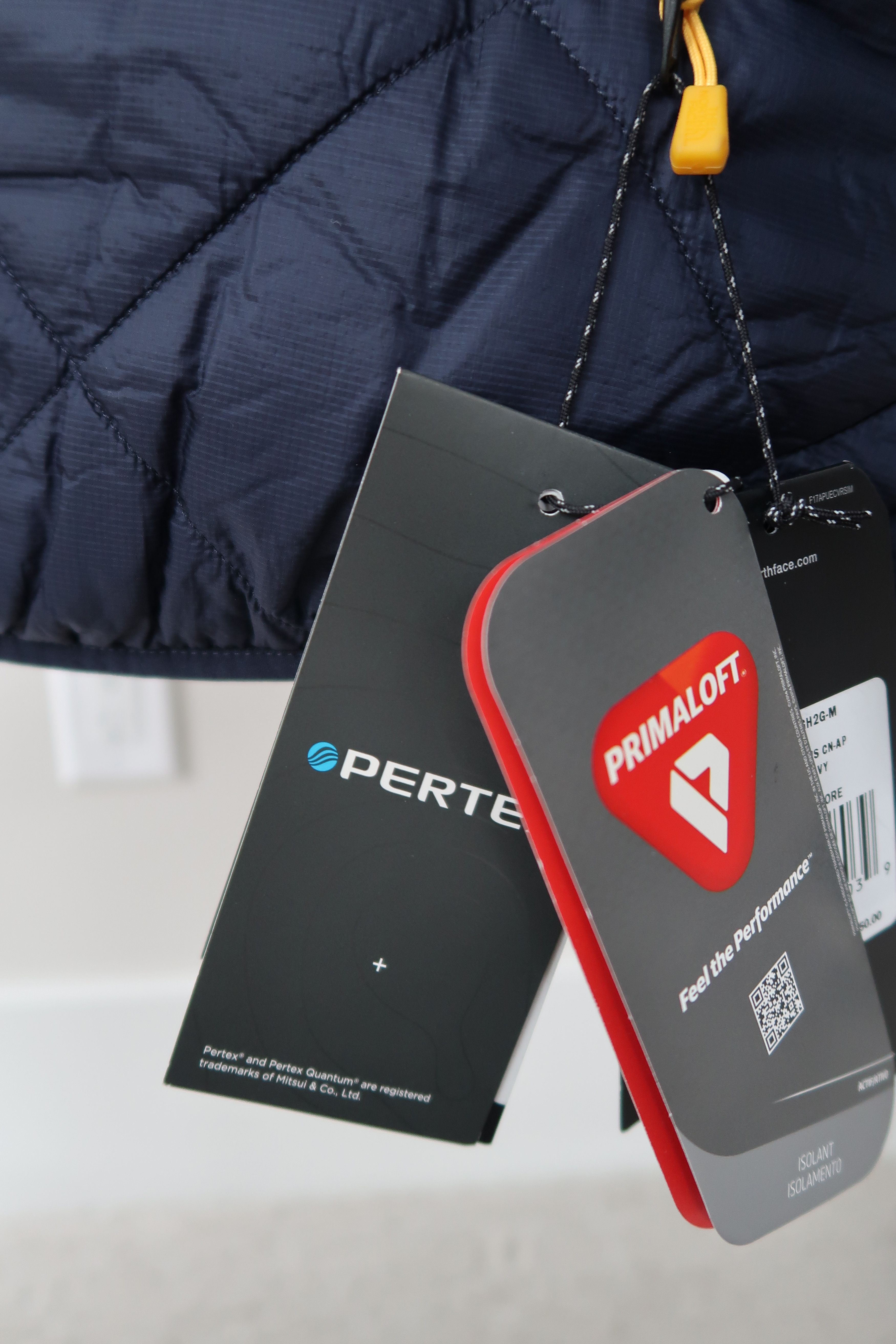 Urban Exploration Black Series Quilt Padded Cardigan Navy