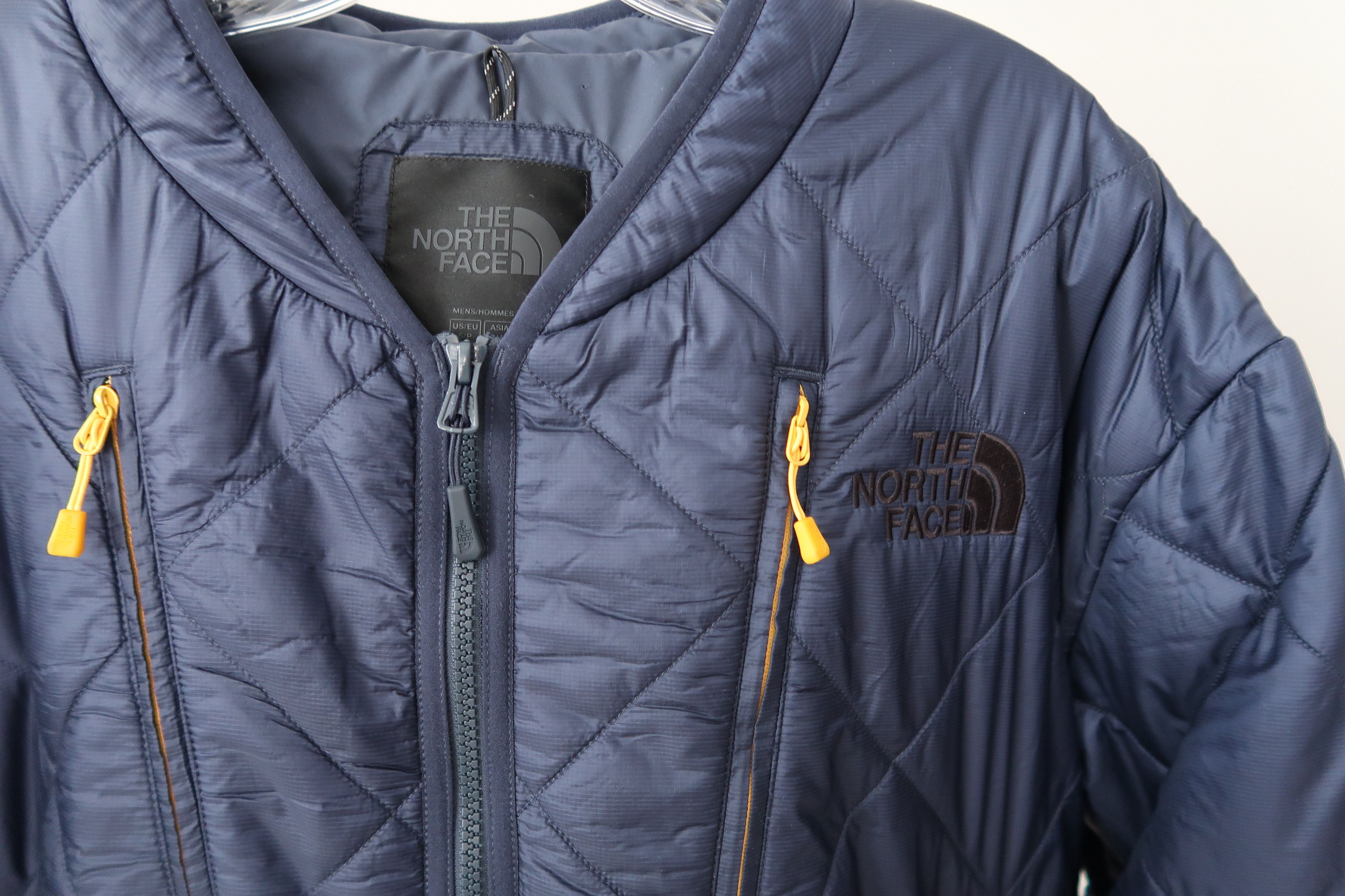 Urban Exploration Black Series Quilt Padded Cardigan Navy