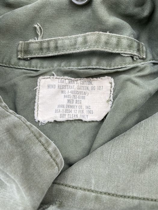 Vintage Vintage 1965 Military Jacket Santeen OG107 | Grailed