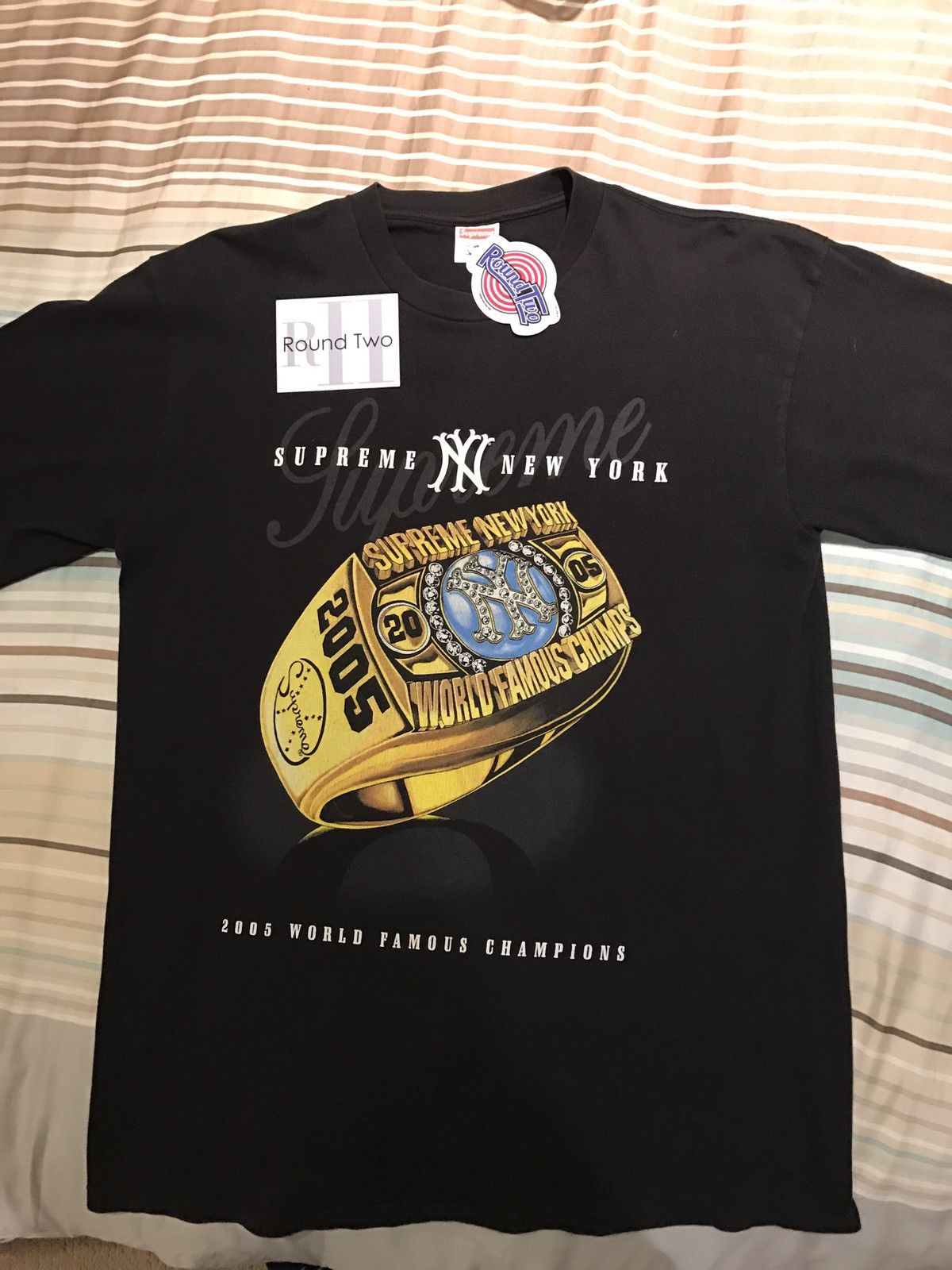 Supreme Supreme X New York Yankees World Champion Tee 2005 Rare