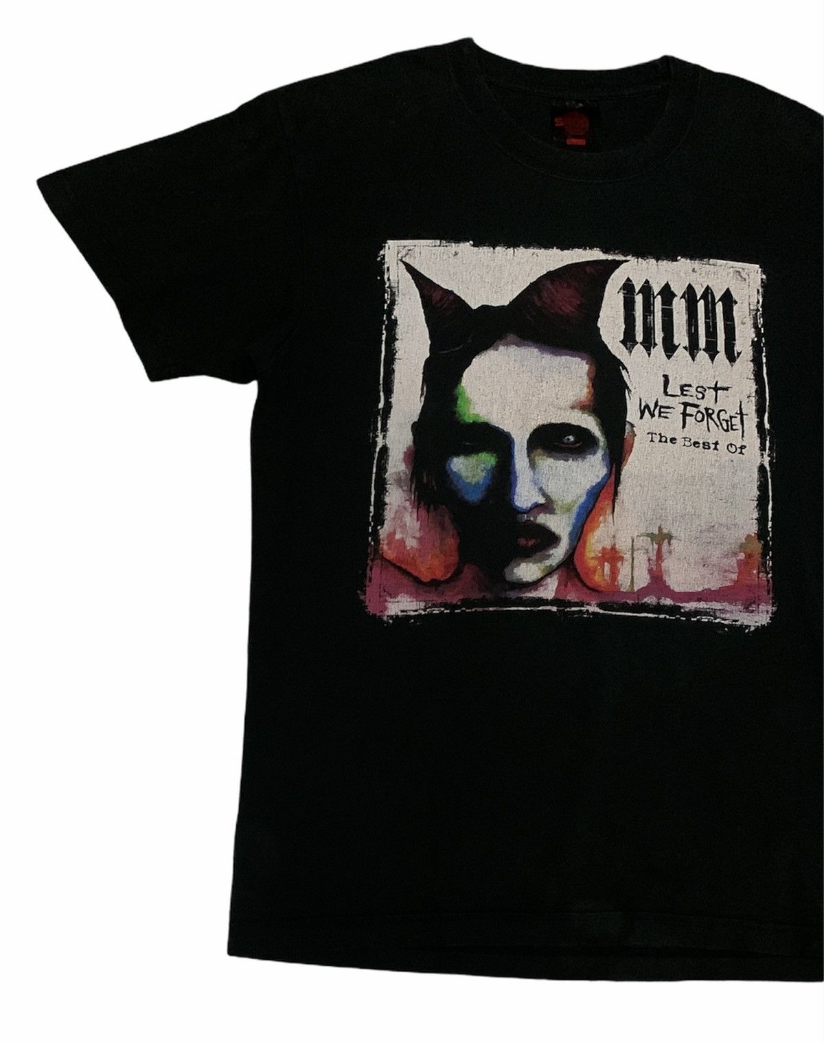 Vintage Rare Design Vintage Singer Marilyn Manson T-shirt 2000s Size US L / EU 52-54 / 3 - 5 Thumbnail
