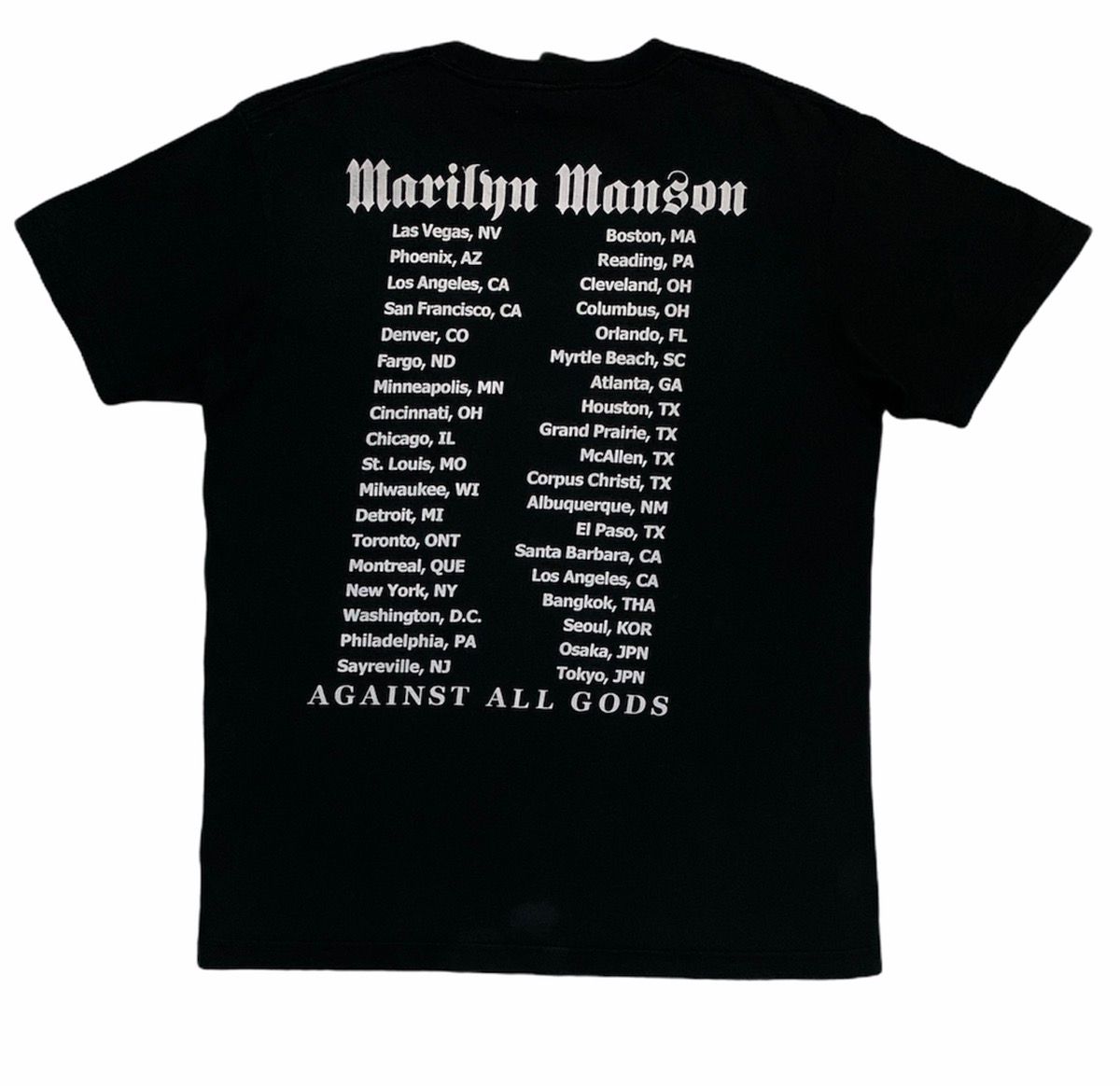 Vintage Rare Design Vintage Singer Marilyn Manson T-shirt 2000s Size US L / EU 52-54 / 3 - 2 Preview