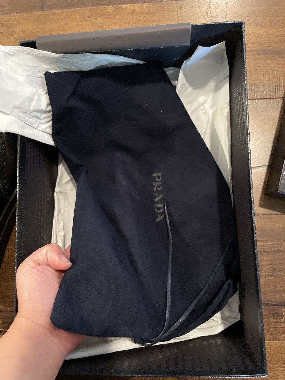 Prada Prada Calzature Uomo Spazzolato Fume Grailed