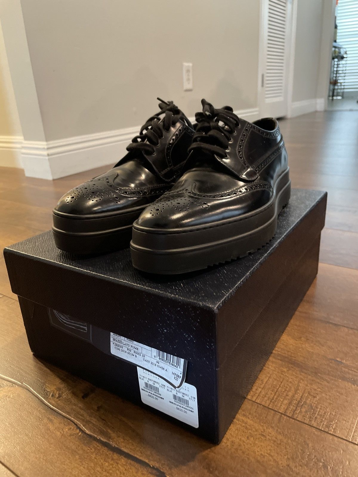 Prada Prada Calzature Uomo Spazzolato Fume | Grailed