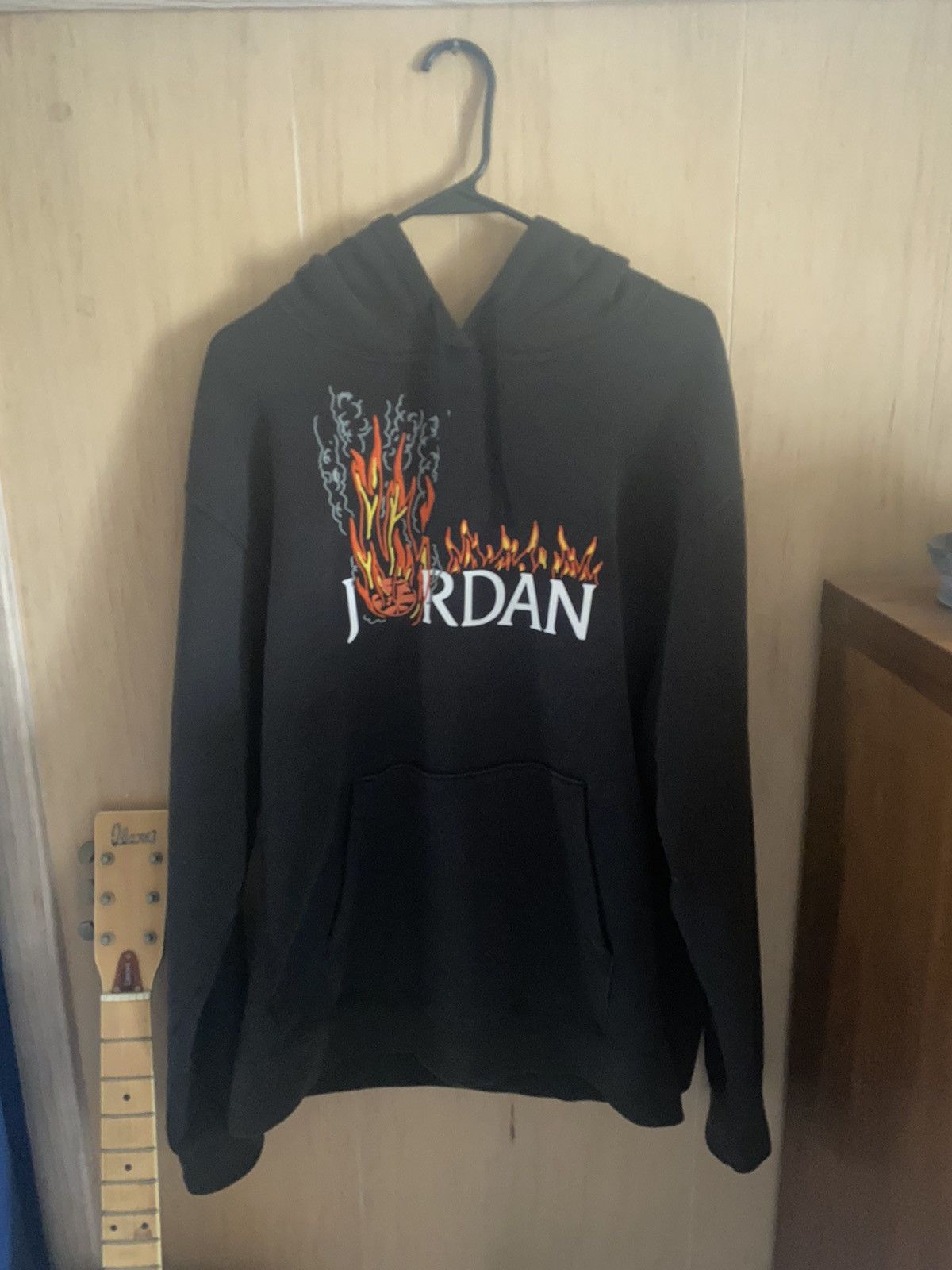 Jordan flame hoodie sale