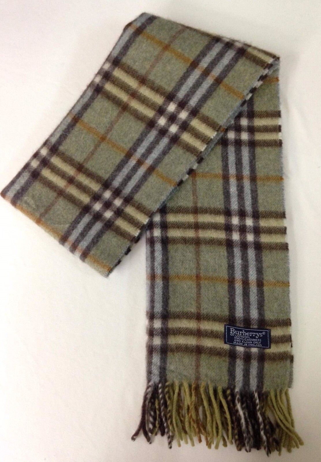 Burberry Burberrys of London Vintage Nova Check Pure Cashmere Scarf Size ONE SIZE - 1 Preview