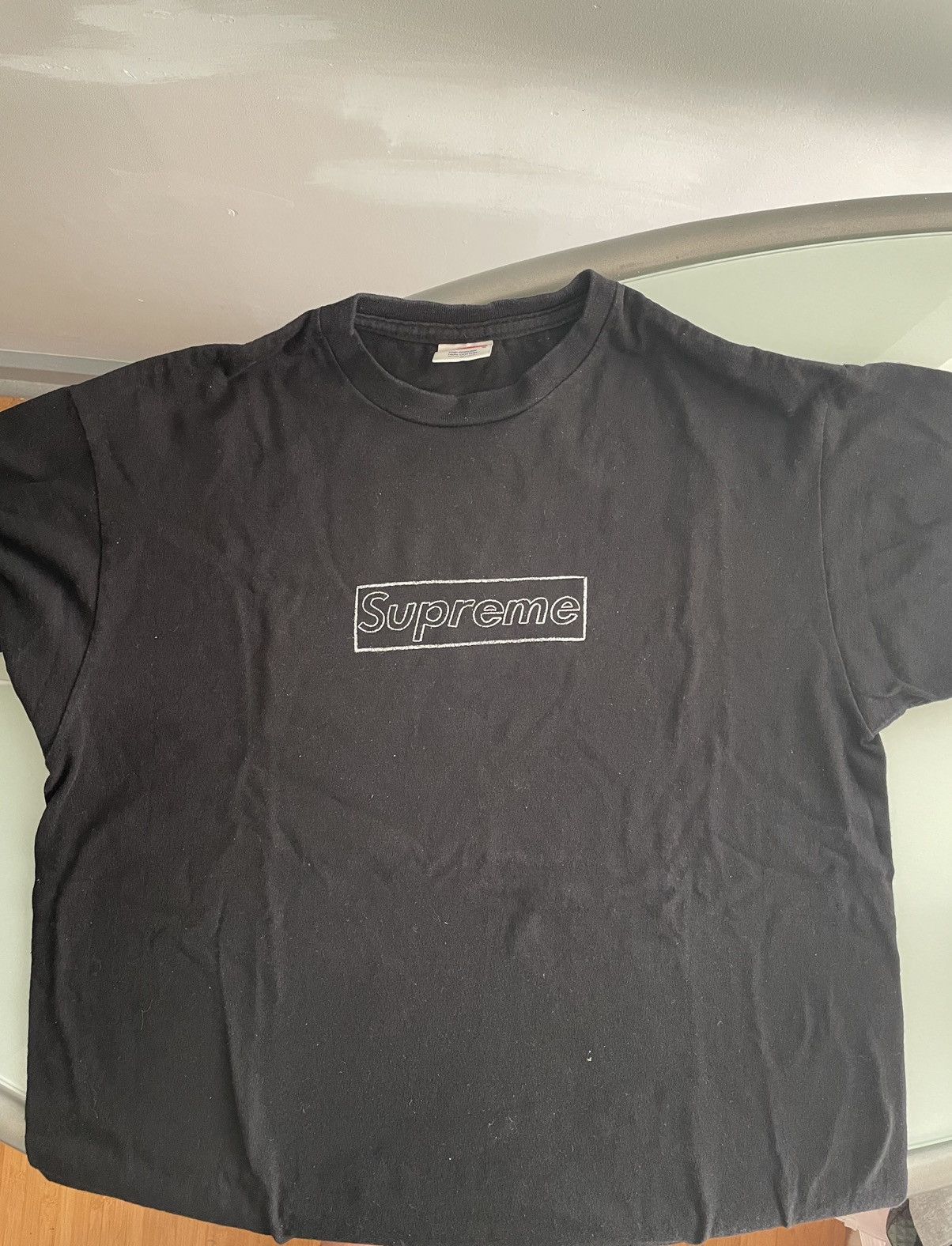 Kaws × Supreme OG Kaws Box Logo Tee Size US M / EU 48-50 / 2 - 3 Thumbnail