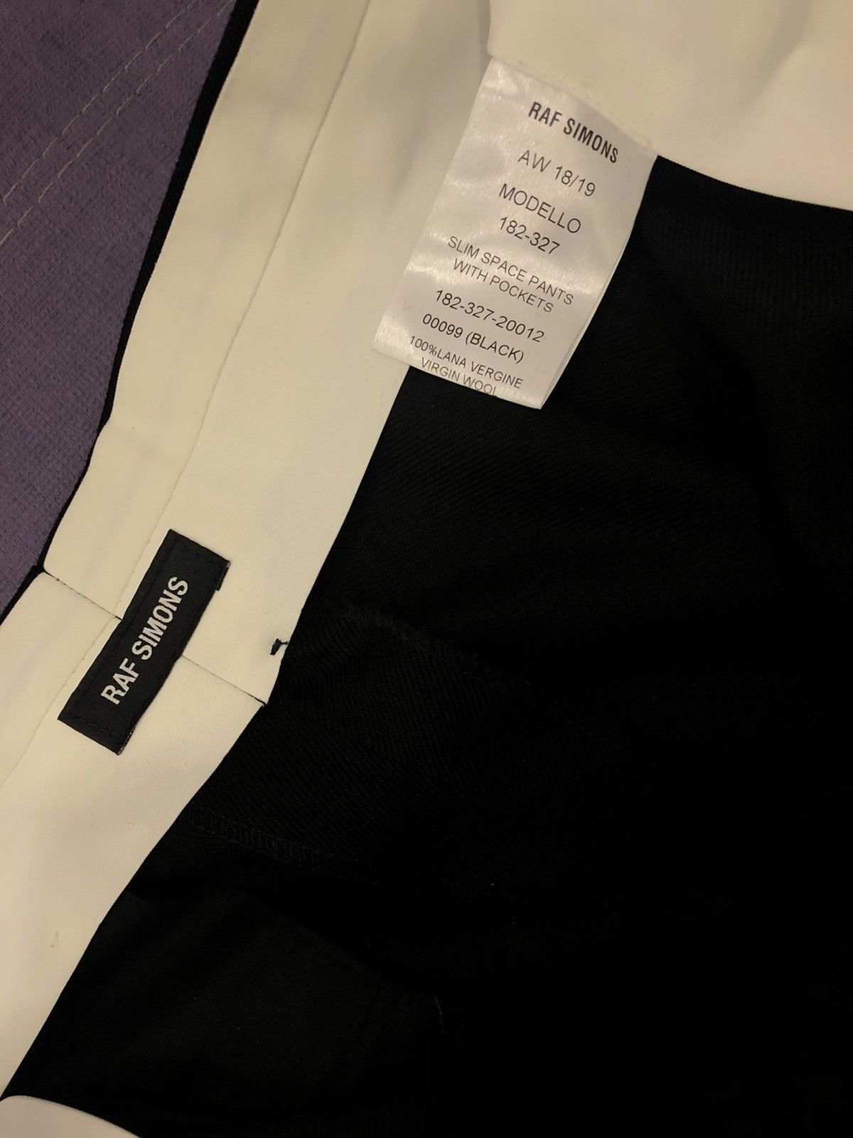 Raf Simons FW18 $1100 Raf Simons Space Cargo Pocket Wool Pants Size US 30 / EU 46 - 3 Thumbnail