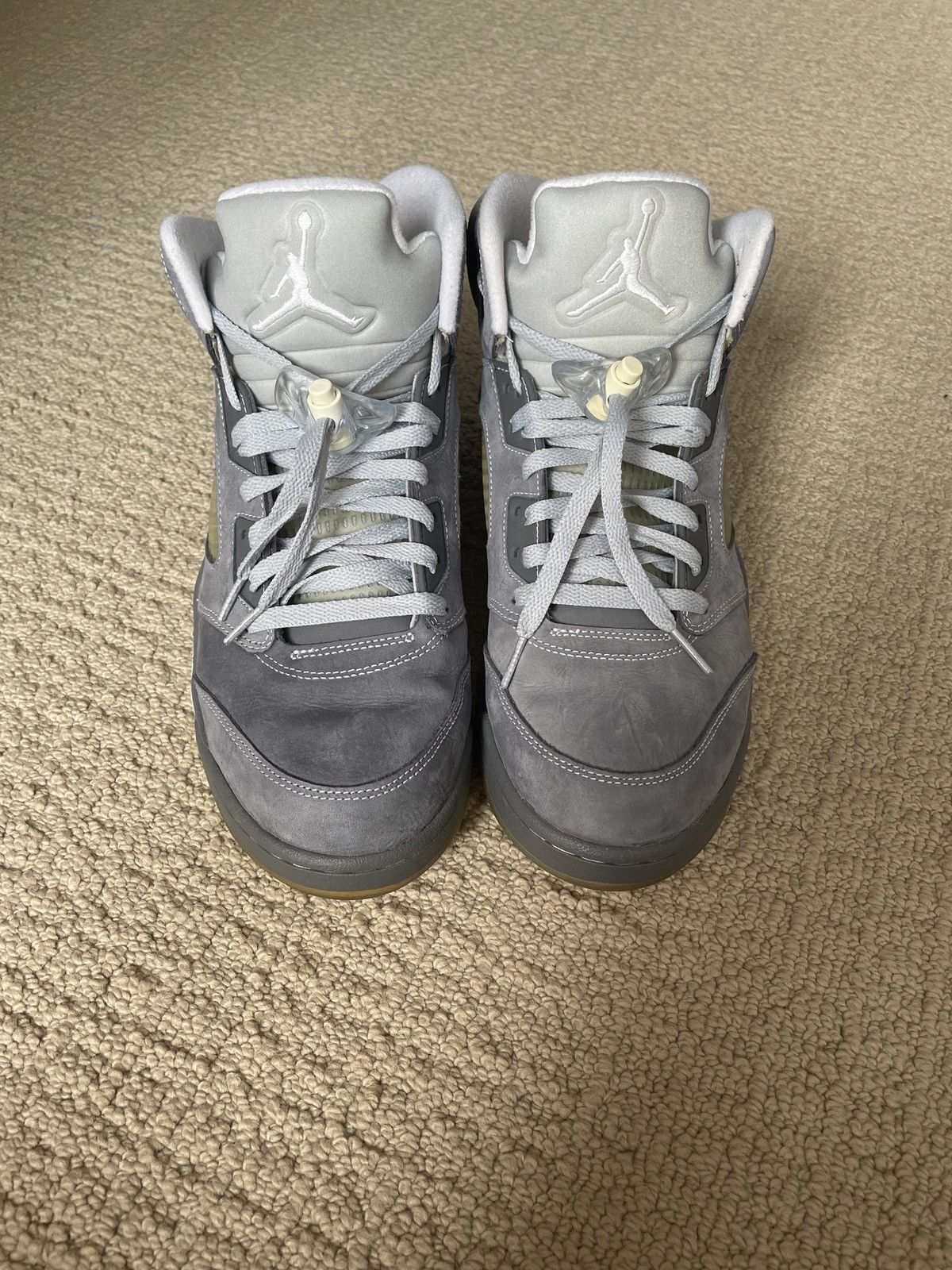 image of Air Jordan 5 Retro Wolf Grey 2011 Shoes, Men's
