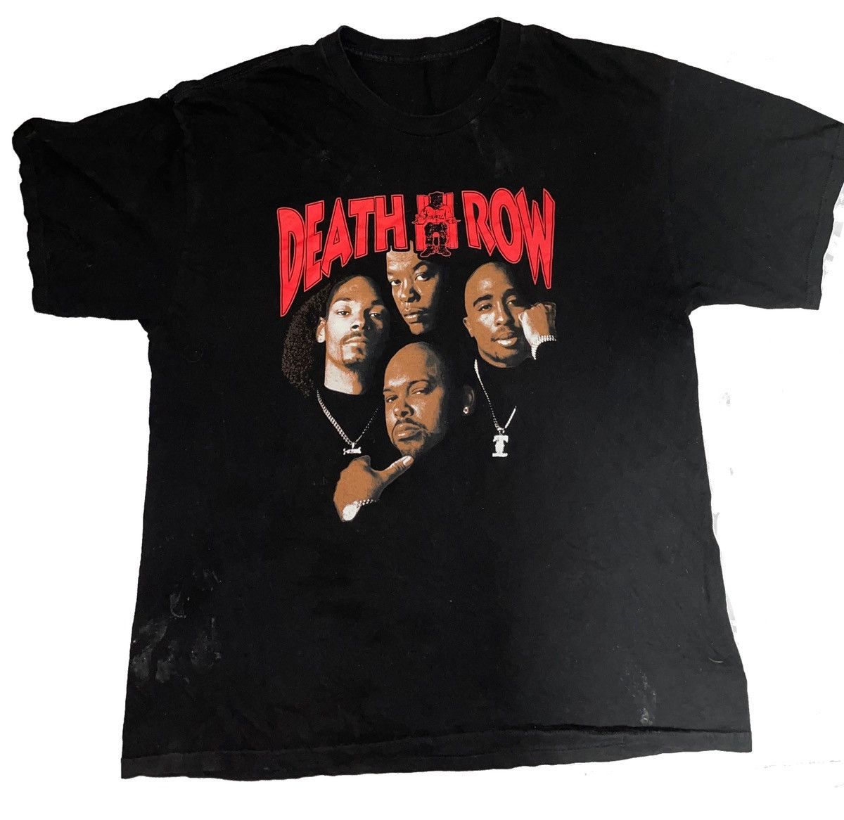 Death Row Records Vintage 90s Death Row Records T-Shirt size make to ...