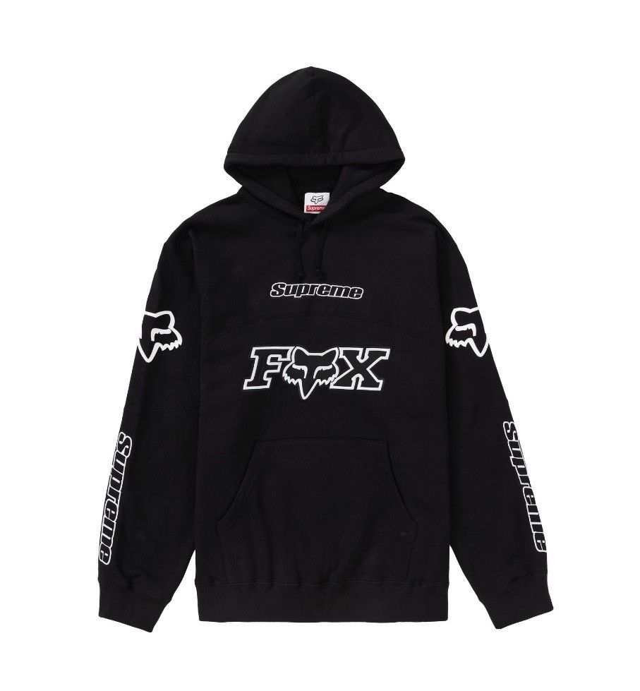 Fox Racing × Supreme Supreme x Fox Racing Hoodie Black XLARGE  
