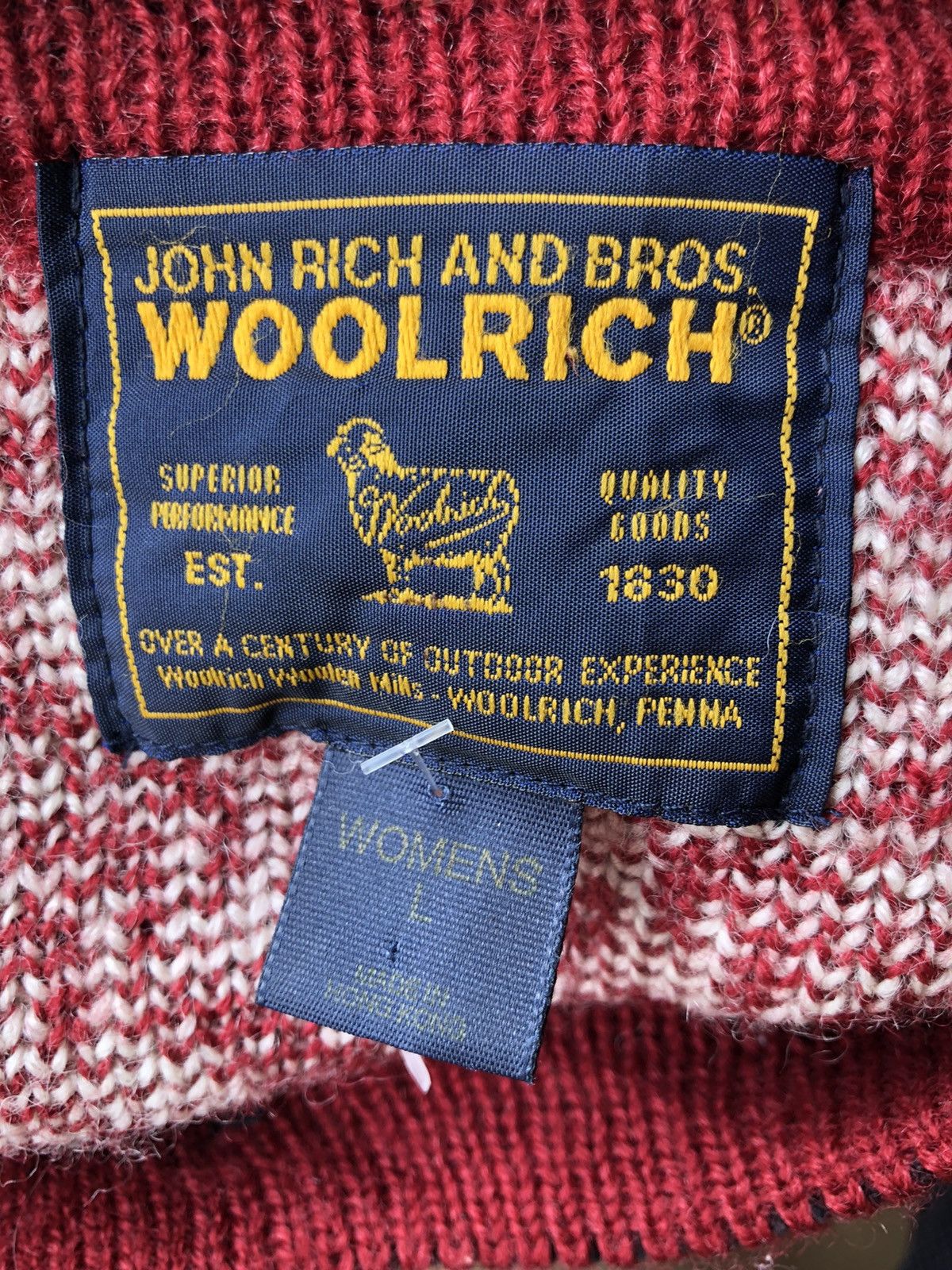 Woolrich Woolen Mills Vintage Woolrich John Rich & Bros. Button knitwear Sweater Size US L / EU 52-54 / 3 - 10 Thumbnail