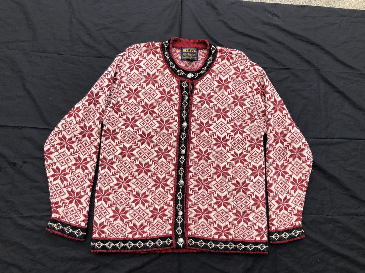 Woolrich Woolen Mills Vintage Woolrich John Rich & Bros. Button knitwear Sweater Size US L / EU 52-54 / 3 - 1 Thumbnail
