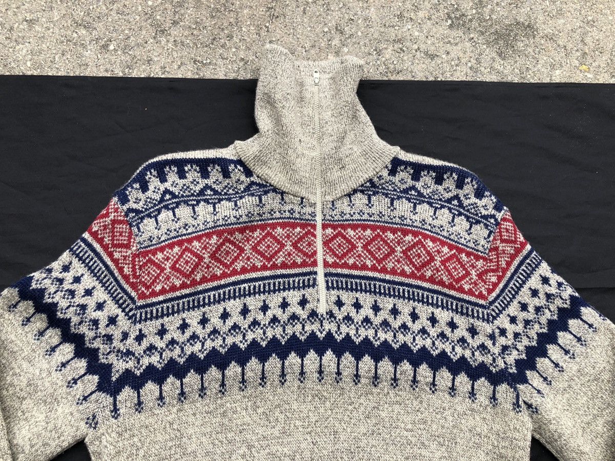 L.L. Bean Vintage 70s L.L. Bean Pull Over Turtleneck Knitwear Sweater Size US L / EU 52-54 / 3 - 2 Thumbnail