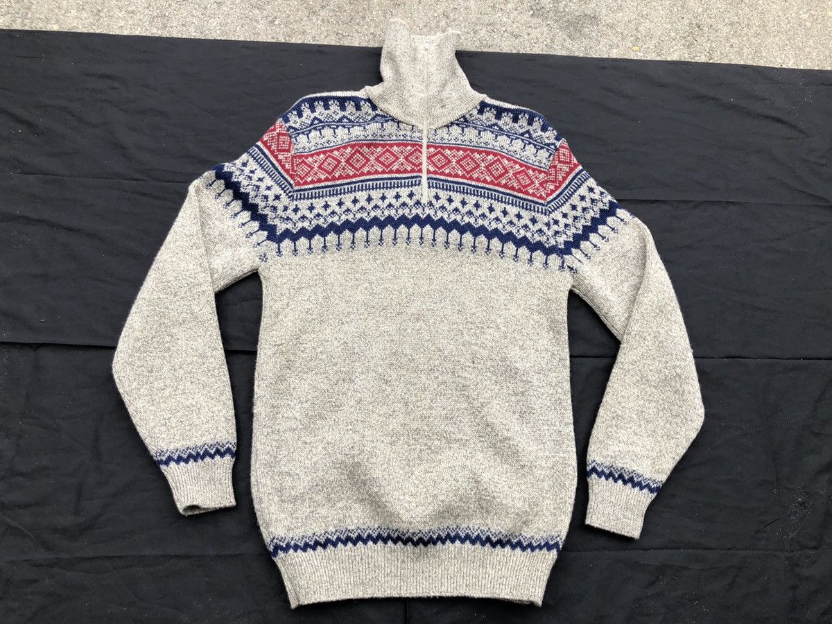 L.L. Bean Vintage 70s L.L. Bean Pull Over Turtleneck Knitwear Sweater Size US L / EU 52-54 / 3 - 1 Thumbnail