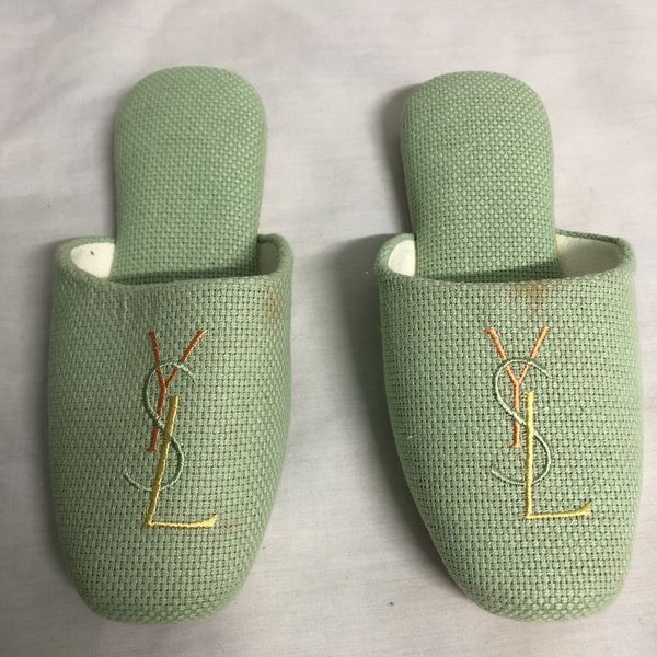 Ysl best sale house slippers