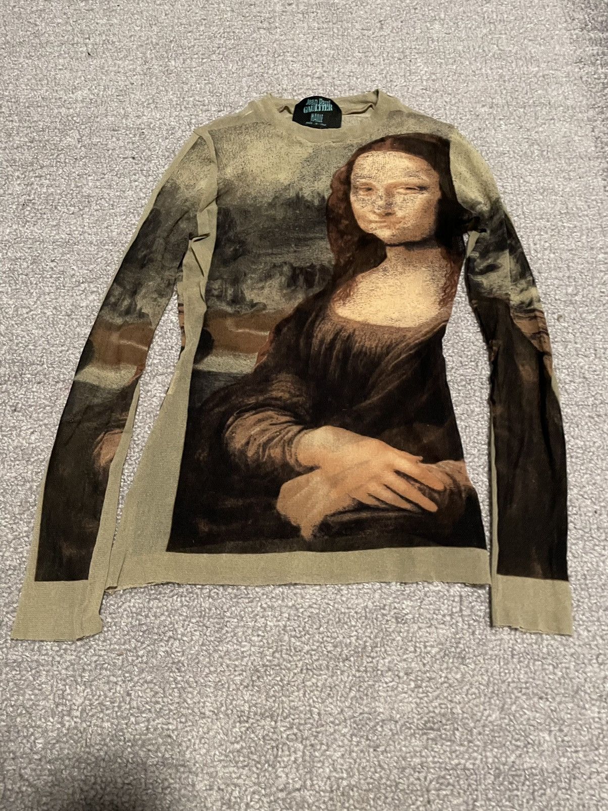 Jean Paul Gaultier Jean Paul Gaultier Mona Lisa Mesh Shirt