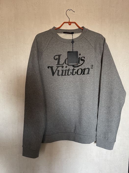 Louis Vuitton, Tops, Louis Vuitton X Nigo Squared Grey Crewneck Sweatshirt