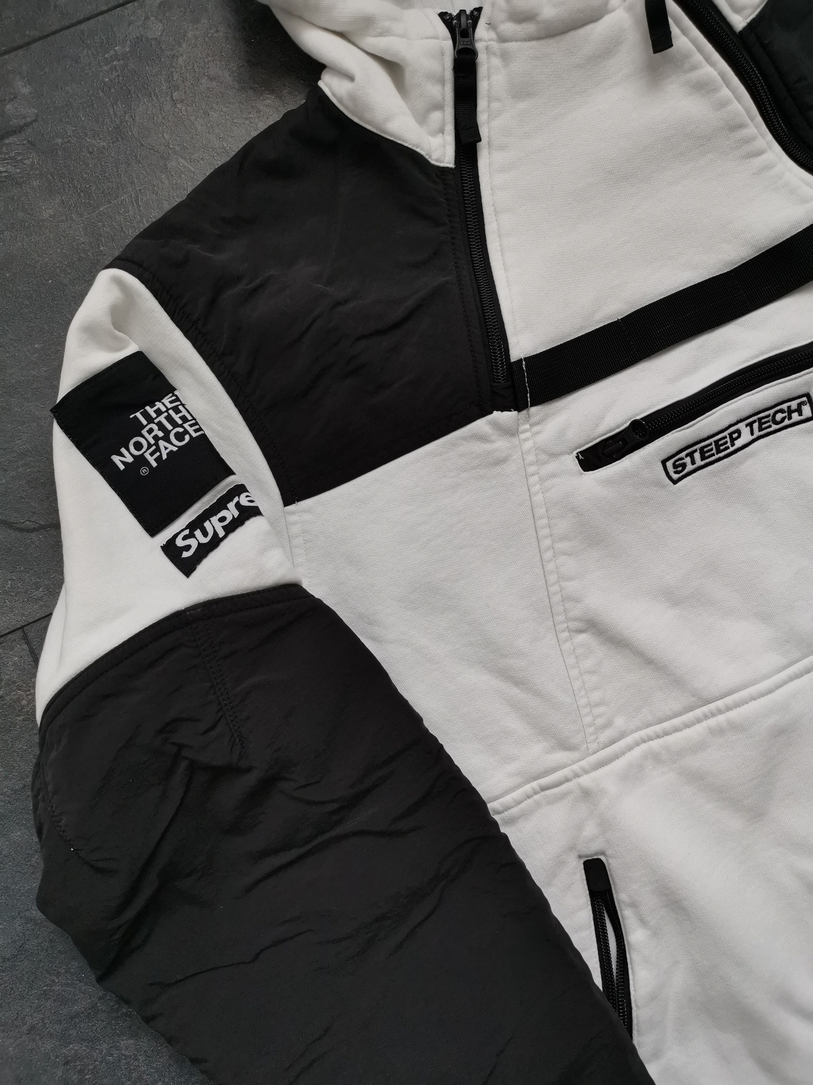 Supreme × The North Face The North Face x Supreme Steep Tech Fleece Jacket White Size US XL / EU 56 / 4 - 3 Thumbnail
