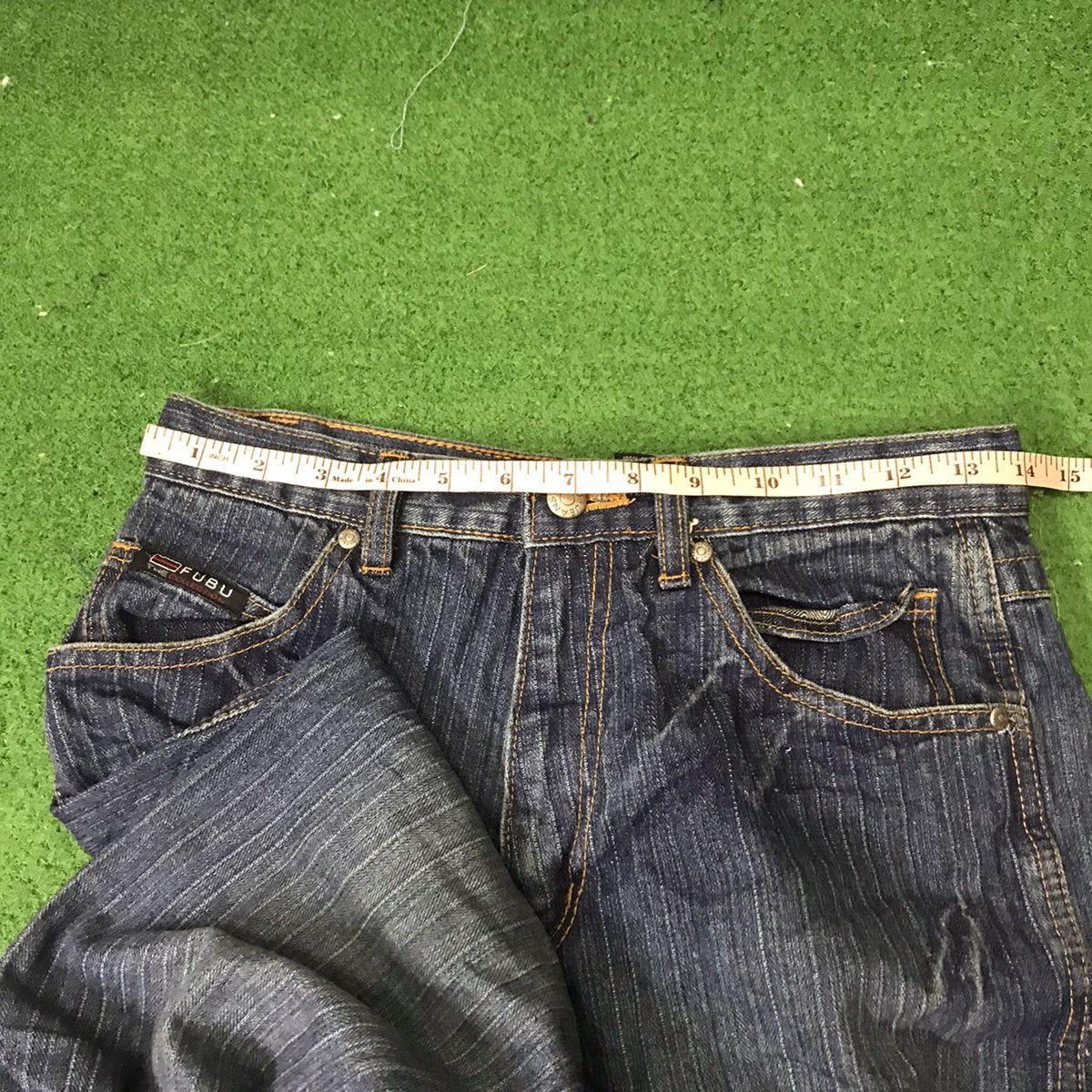 Fubu Vintage Fubu Denim Carpenter Baggy Pants Size US 28 / EU 44 - 18 Thumbnail