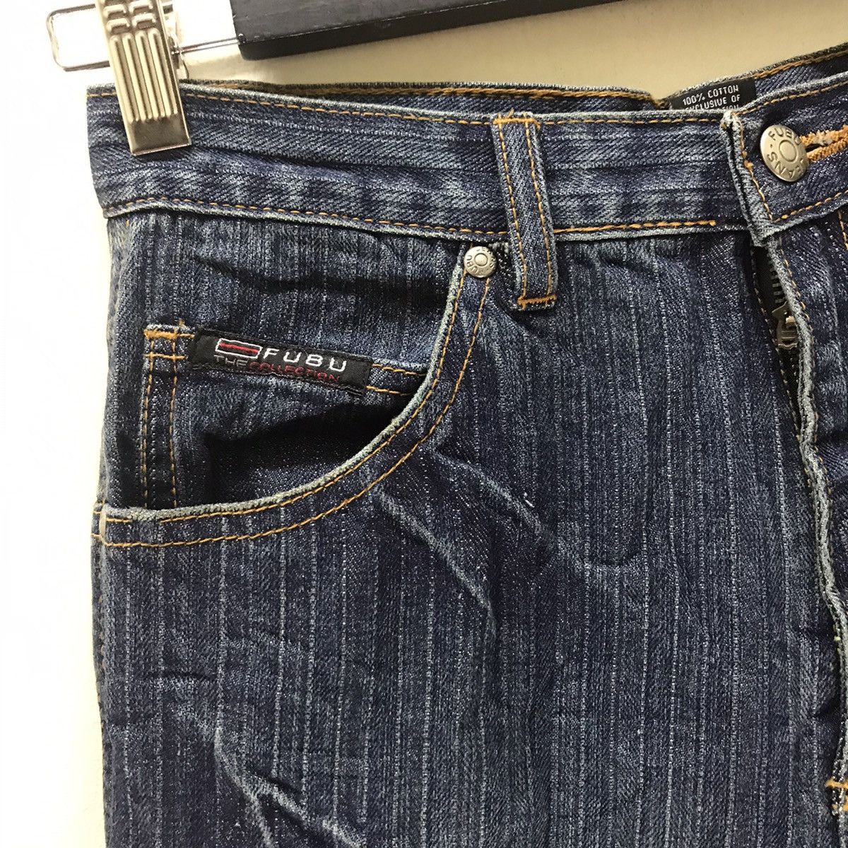 Fubu Vintage Fubu Denim Carpenter Baggy Pants Size US 28 / EU 44 - 5 Thumbnail