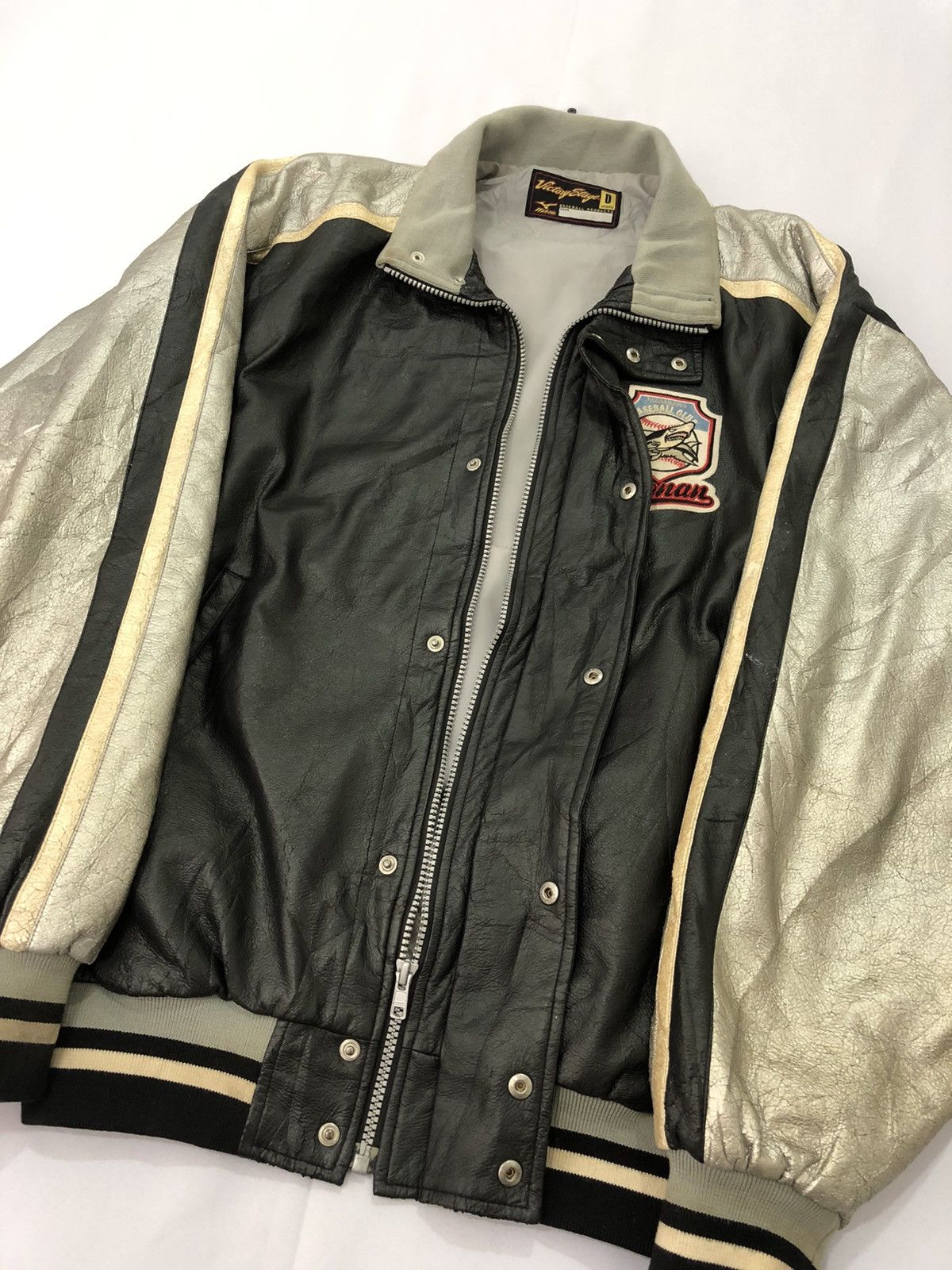 Mizuno SHONAN Vtg 90s Jaspo Kota Kobayasi Baseball Varsity Jacket Size US XL / EU 56 / 4 - 6 Thumbnail