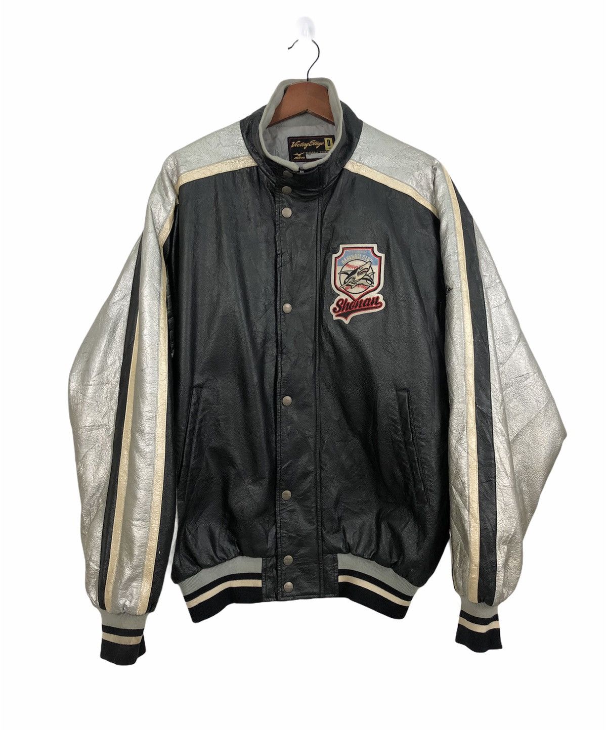 Mizuno SHONAN Vtg 90s Jaspo Kota Kobayasi Baseball Varsity Jacket Size US XL / EU 56 / 4 - 1 Thumbnail