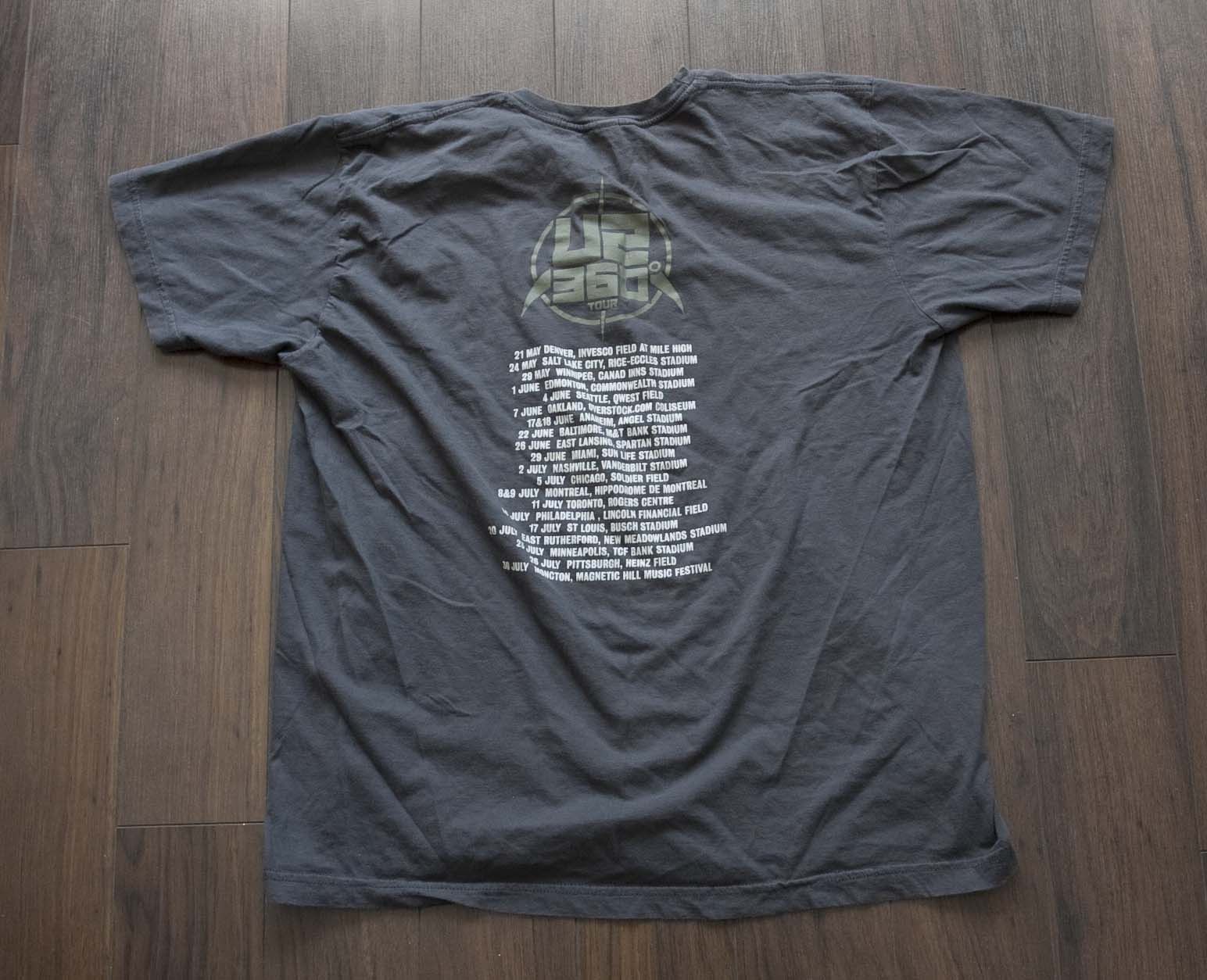 American Apparel × Band Tees U2 T Shirt 360 Tour 2010 Size L Size US L / EU 52-54 / 3 - 2 Thumbnail