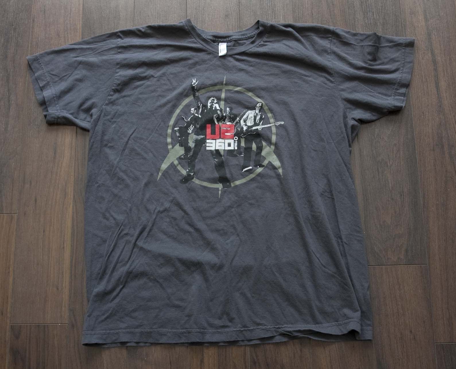 American Apparel × Band Tees U2 T Shirt 360 Tour 2010 Size L Size US L / EU 52-54 / 3 - 1 Thumbnail
