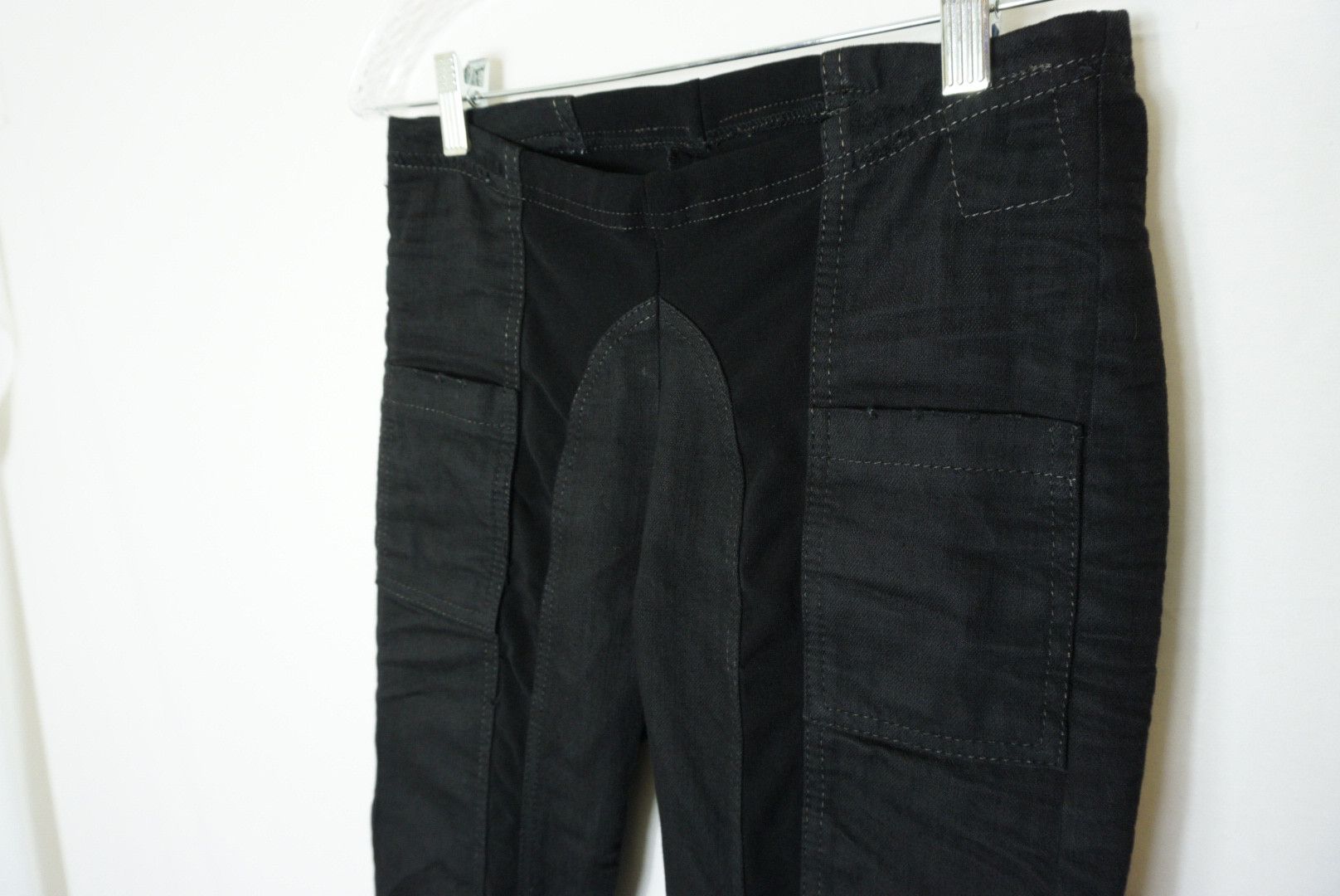 Rick Owens Drkshdw Stretch Denim/Spandex Moto Leggings Size US 26 / EU 42 - 3 Thumbnail