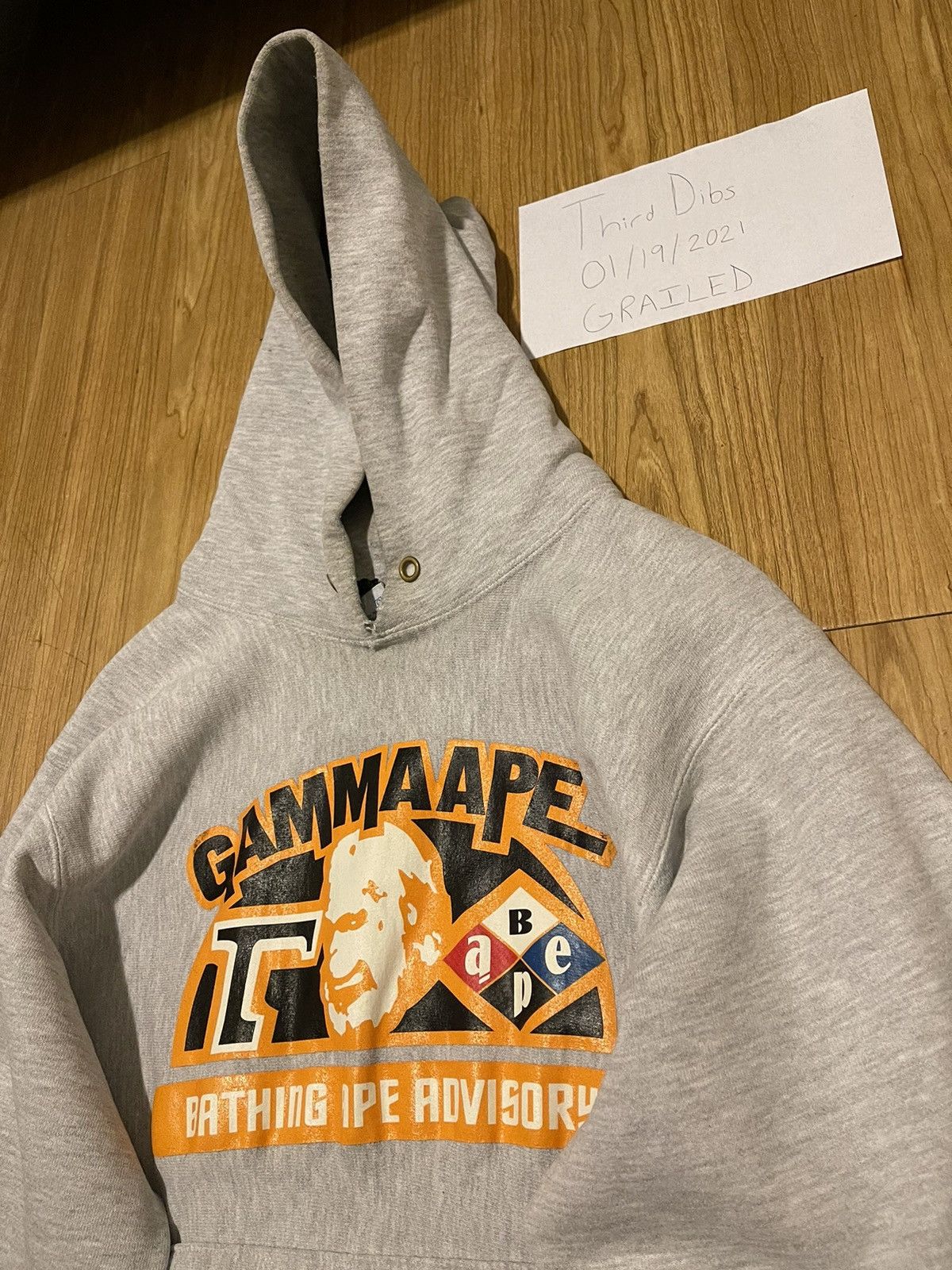 Bape × Vintage 1994 Gamma Ape Hoodie | Grailed