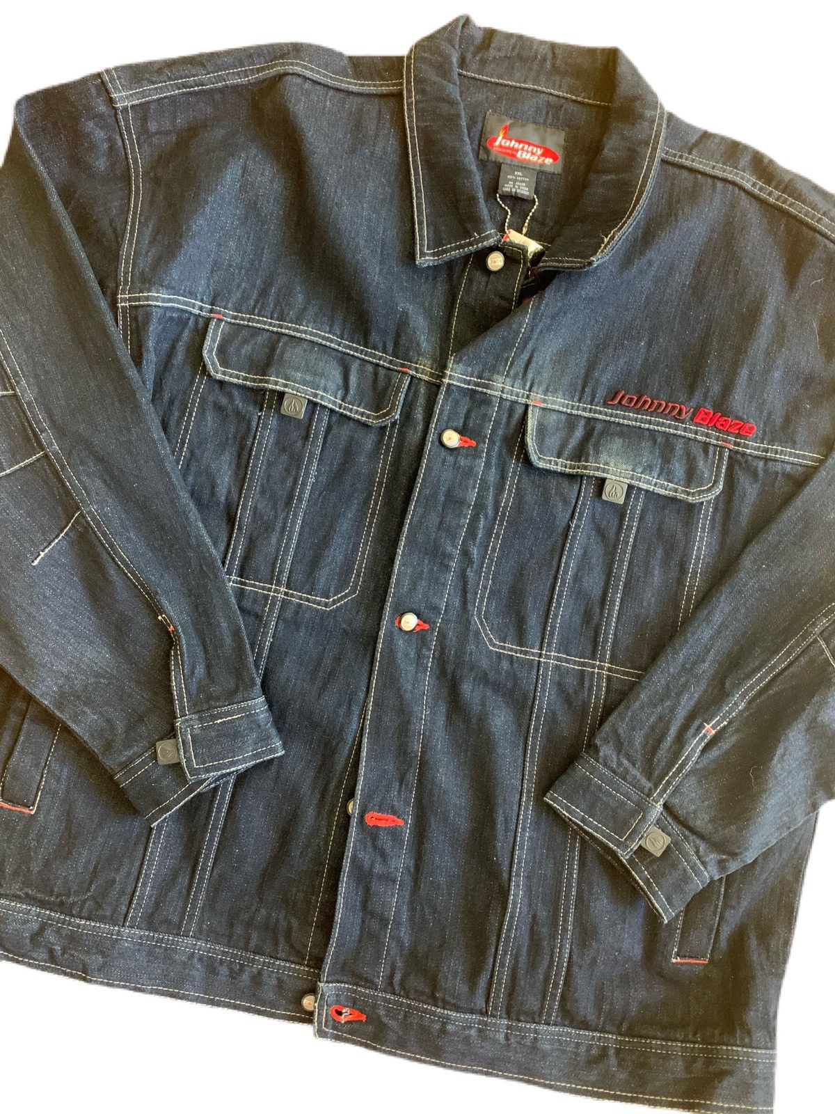 Johnny blaze denim on sale jacket