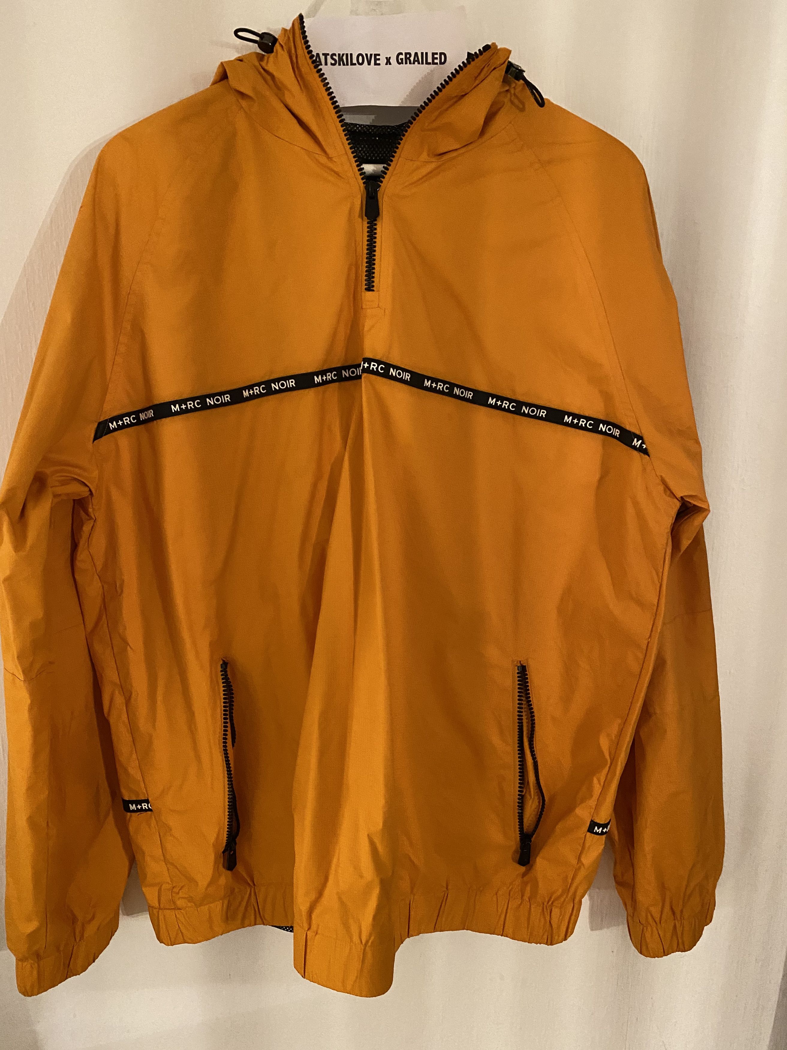 Puffer Under Armour Orange Jacket M+rc Noir Orange Tape Seam Full 