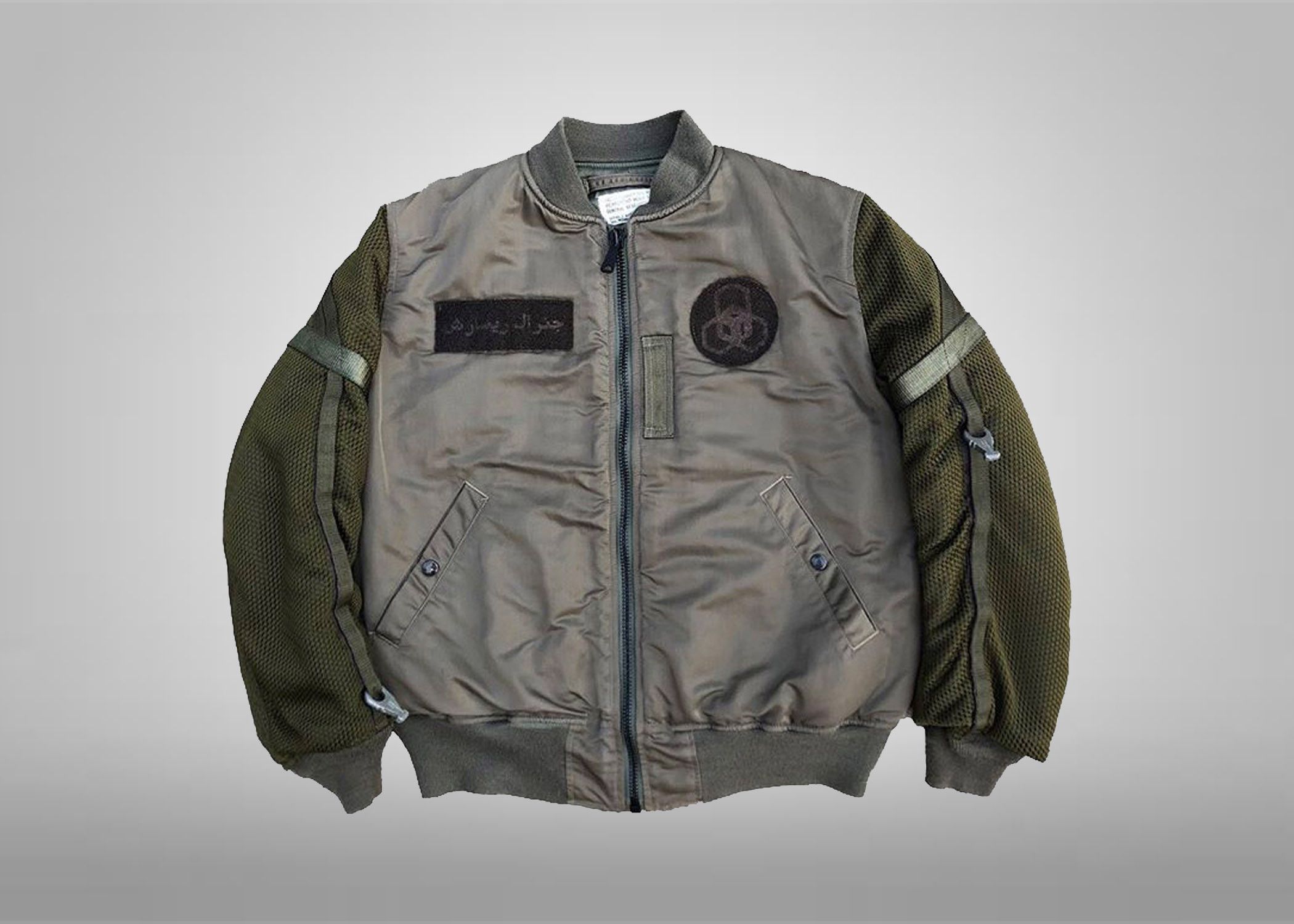 General Research General Research Arabic Patch Bomber Jacket AW01 | Grailed